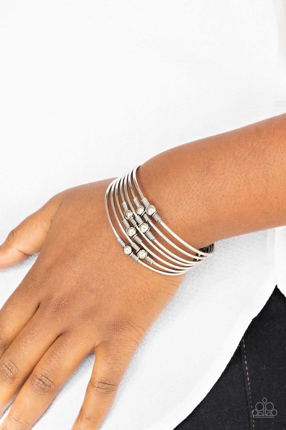 Industrial Intricacies - Silver Bracelet - Paparazzi Accessories