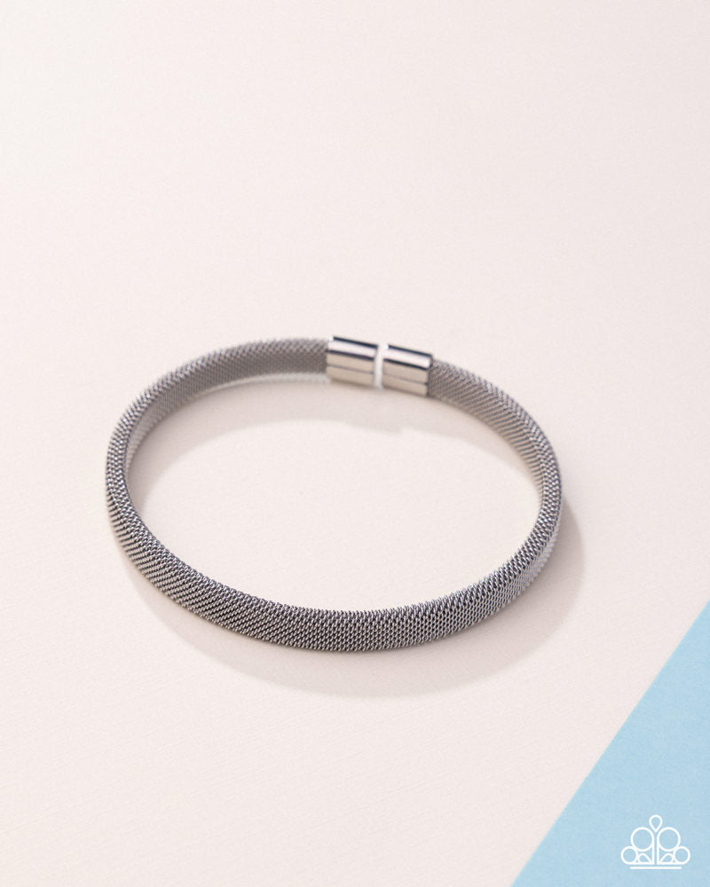 Stainless Surety - Silver - Stainless Steel - Summer Party Pack 2025 Exclusive - Paparazzi Accessories