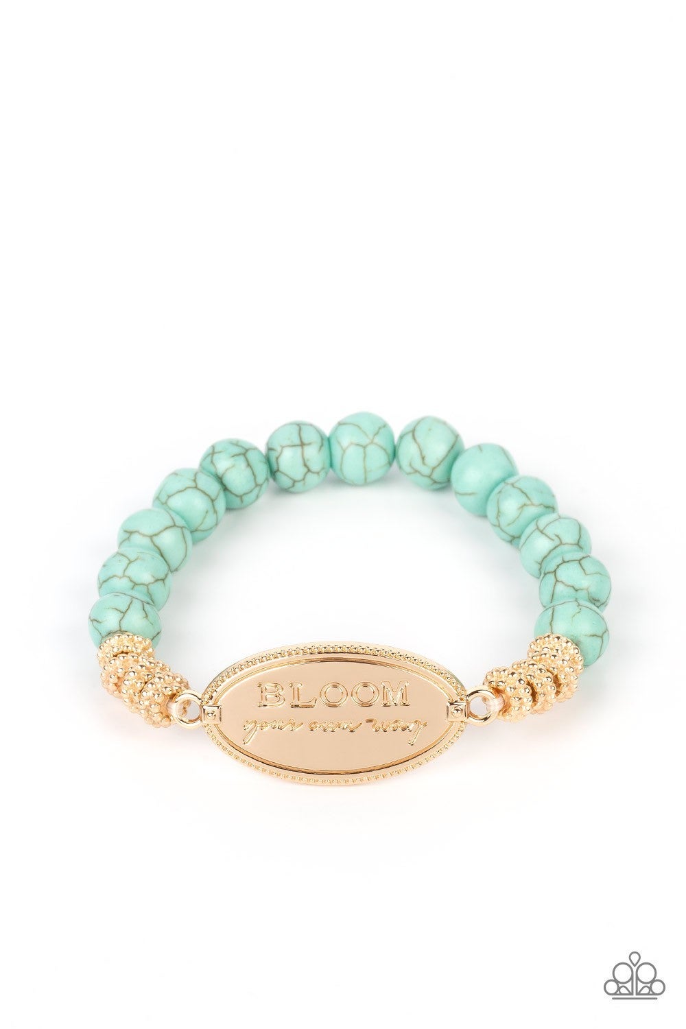 Bedouin Bloom - Gold Bracelet - Paparazzi Accessories