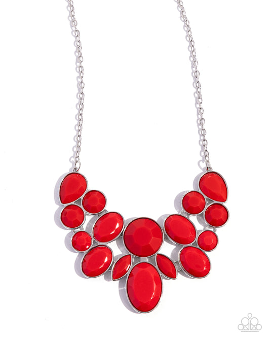 Demi-Diva - Red Necklace - Paparazzi Accessories