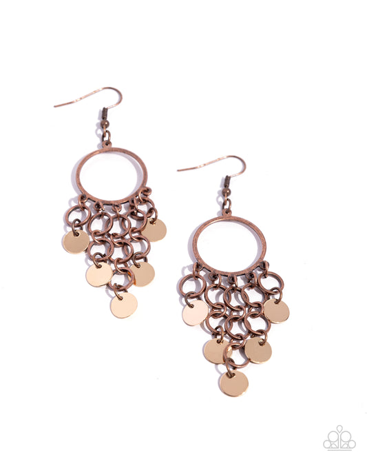 Cyber Chime - Multi Earrings - Paparazzi Accessories