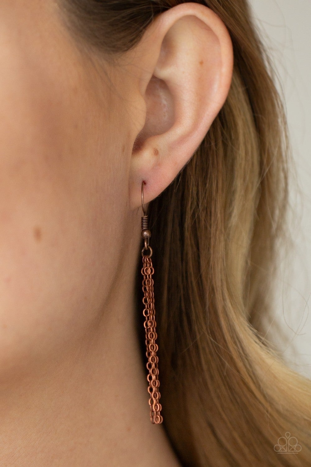 Choose Faith - Copper - Pendant Necklace - Paparazzi Accessories