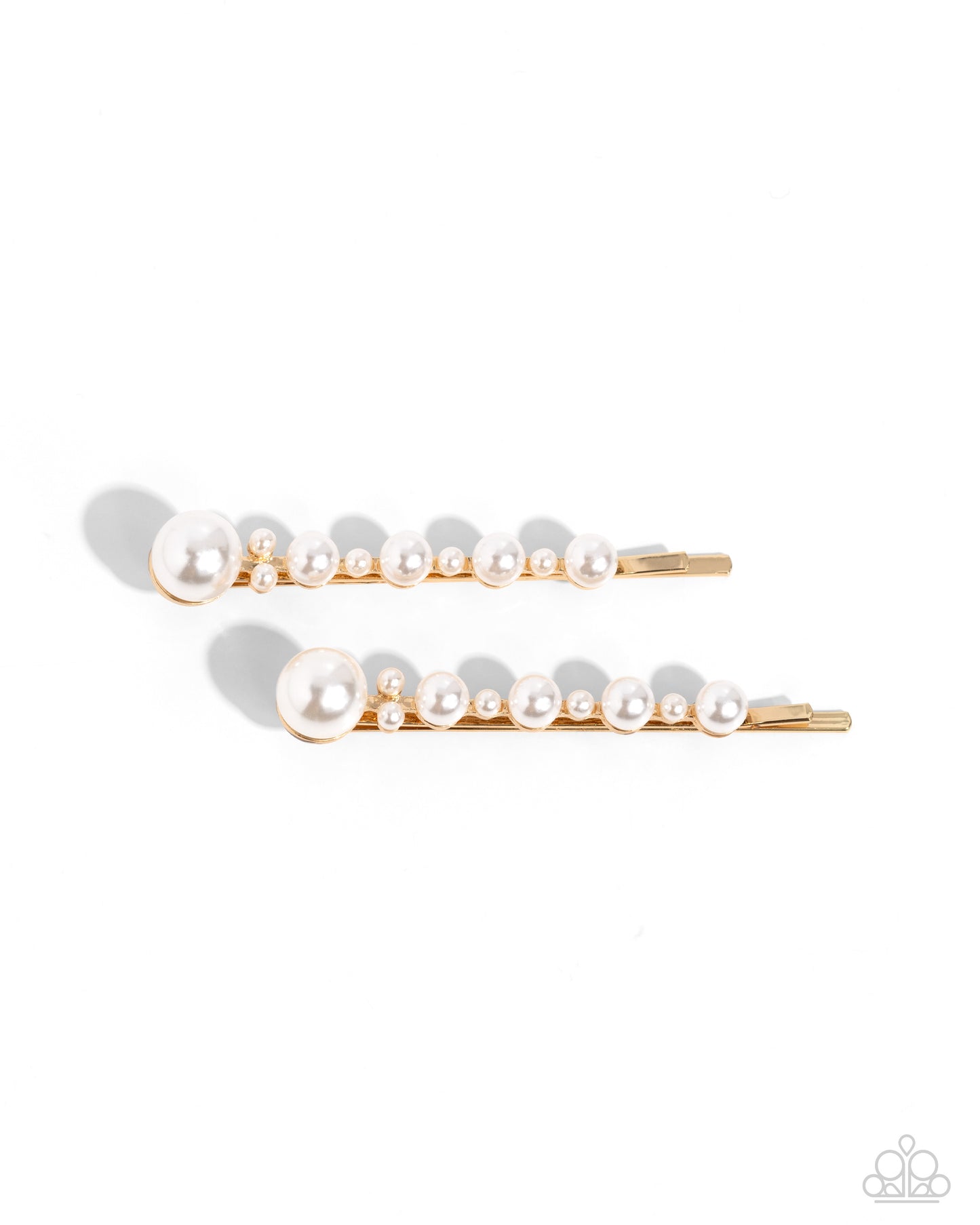 Prom Princess - Gold Bobby Pin Hair Clips - Paparazzi Accessories