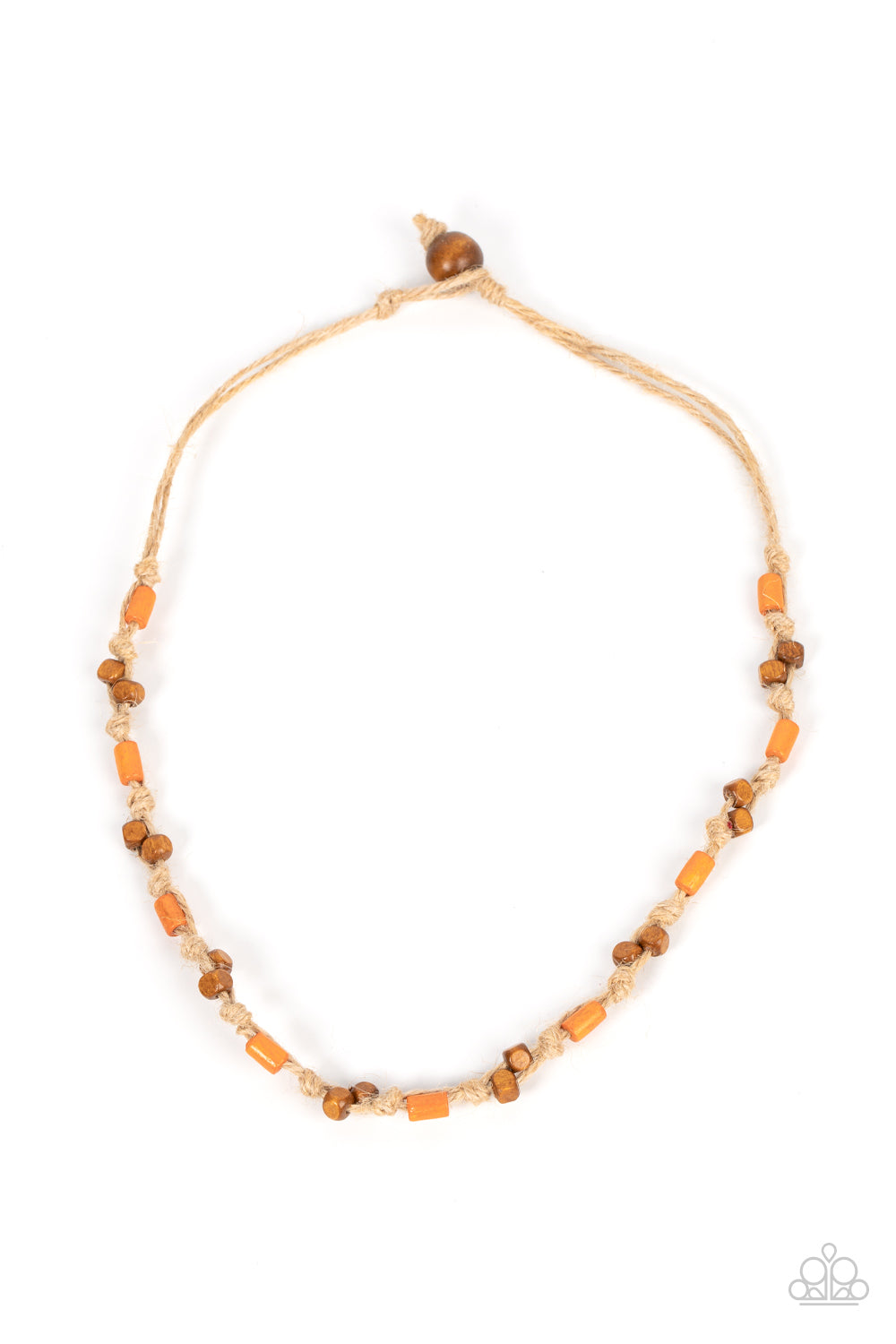 Terra Tour - Orange Urban Necklace - Paparazzi Accessories