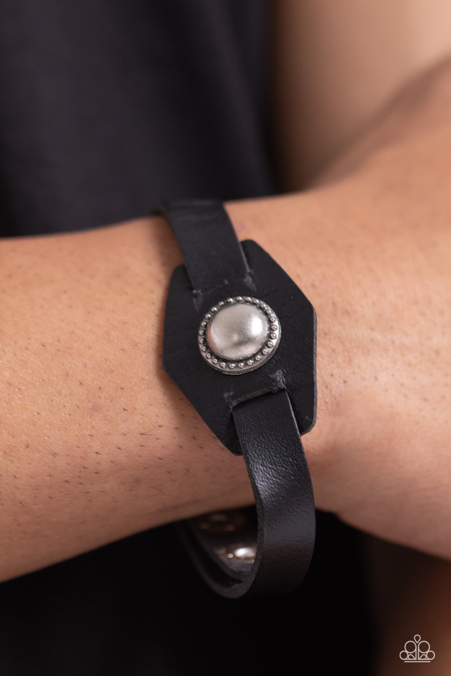 Bronx Bronco - Black Wrap Bracelet - Paparazzi Accessories
