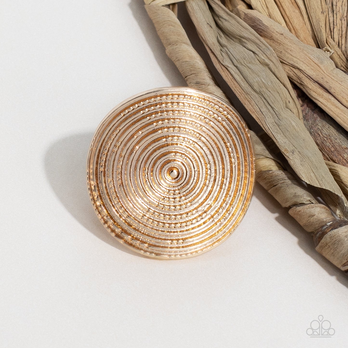 Dizzying Delight - Gold Ring - Paparazzi Accessories