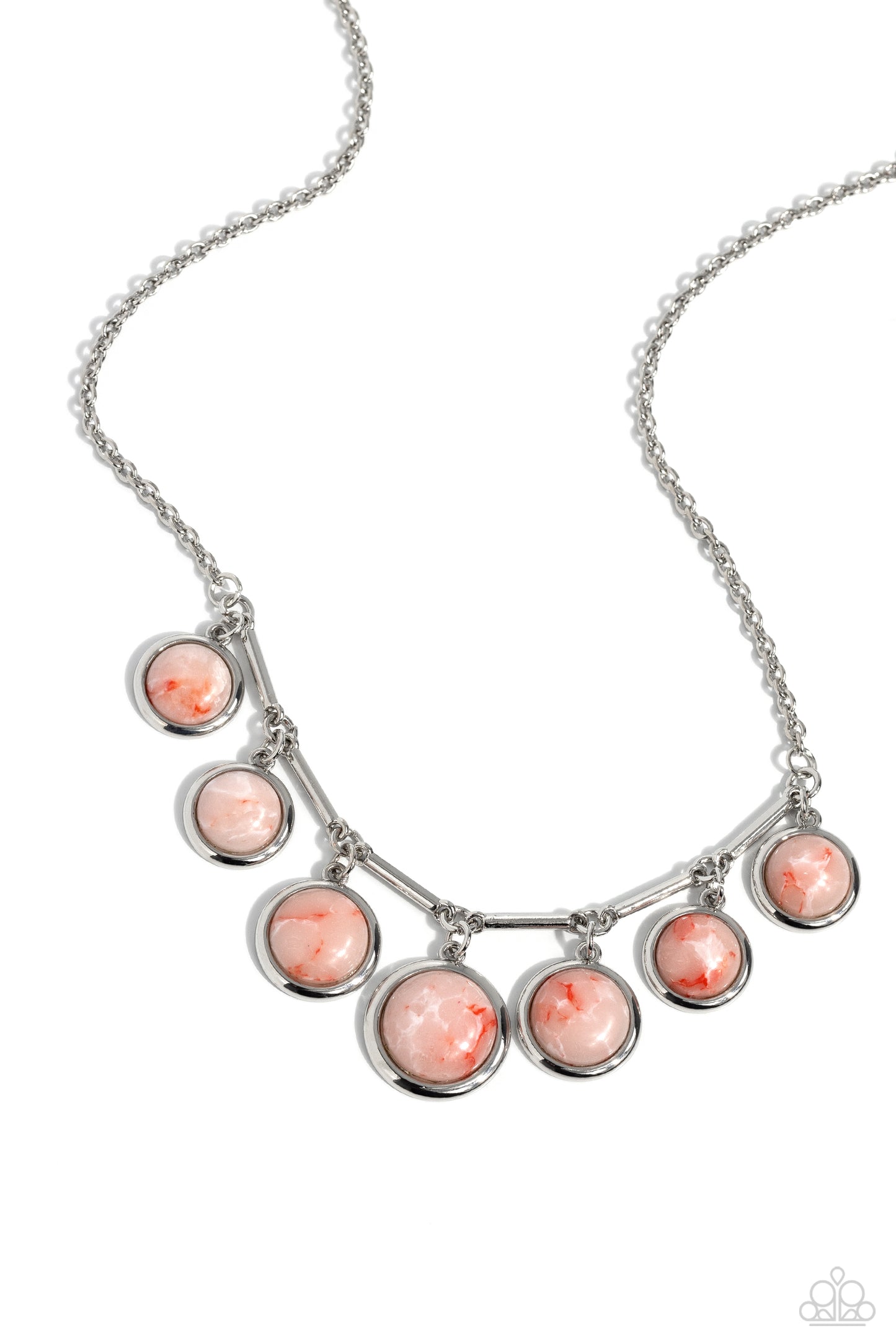 Rustic Recognition - Orange Necklace - Paparazzi Accessories