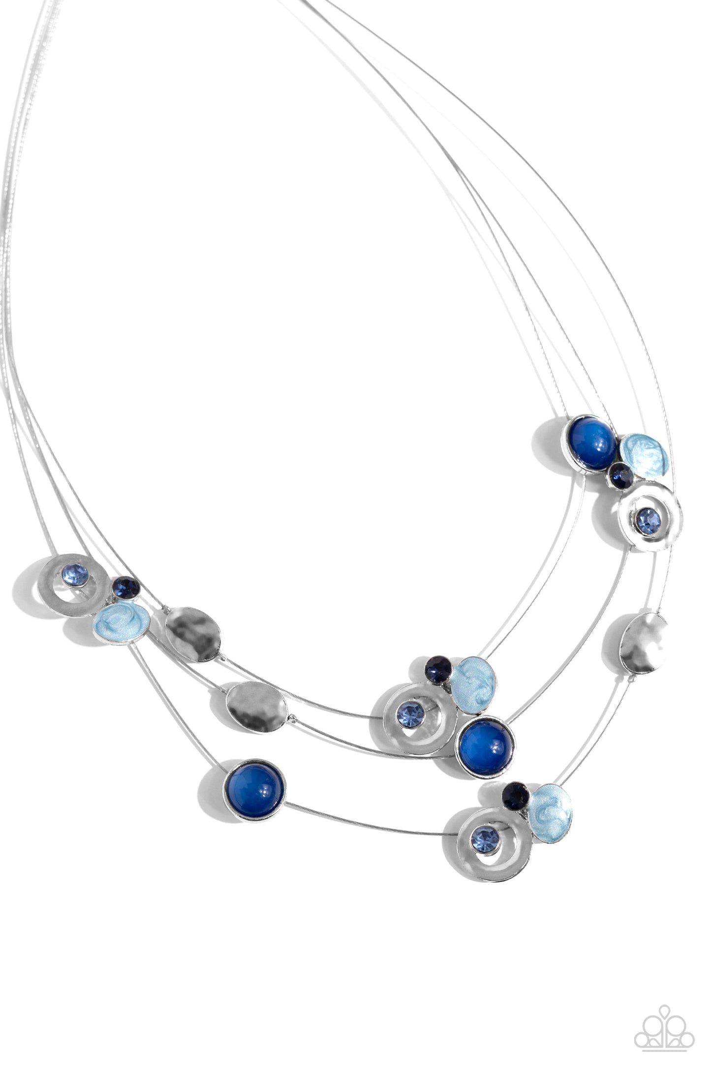 Affectionate Array - Blue Necklace - Paparazzi Accessories