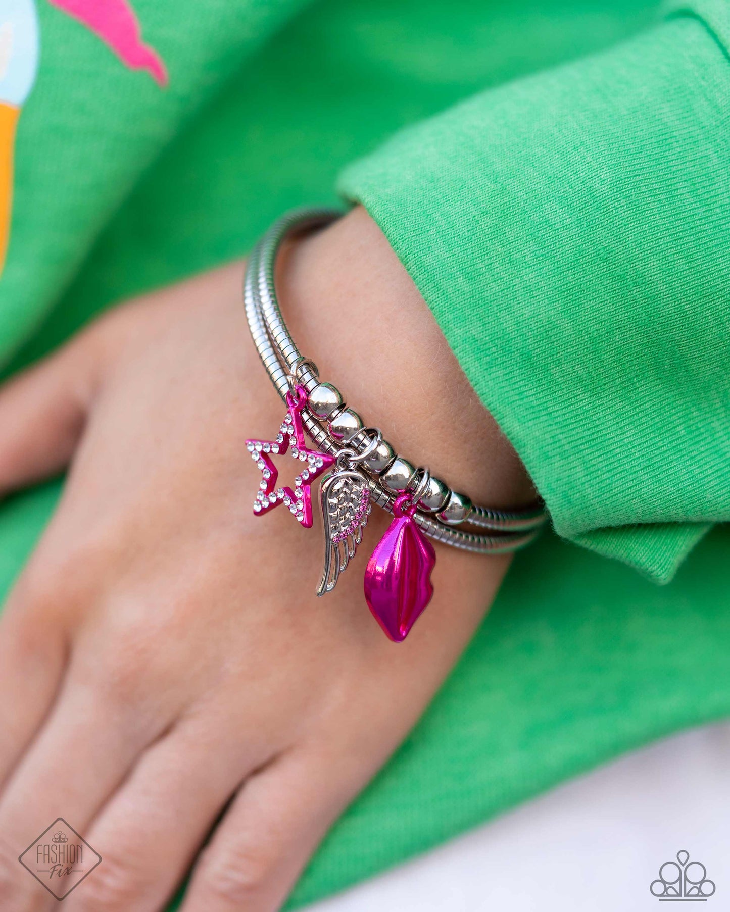 Popstar Privilege - Multi Infinity Coil Bracelet - Paparazzi Accessories