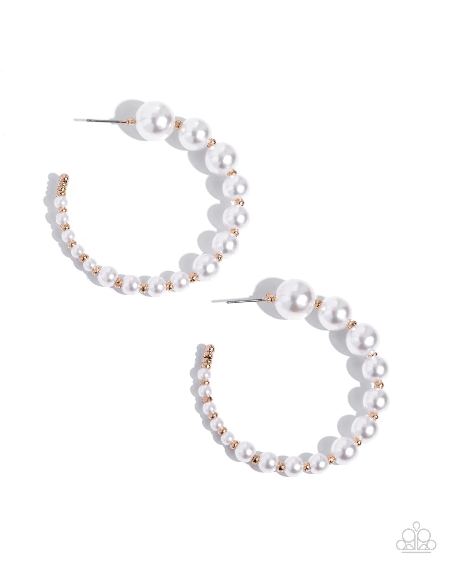 Candidate Class - Gold Hoop Earrings - Paparazzi Accessories
