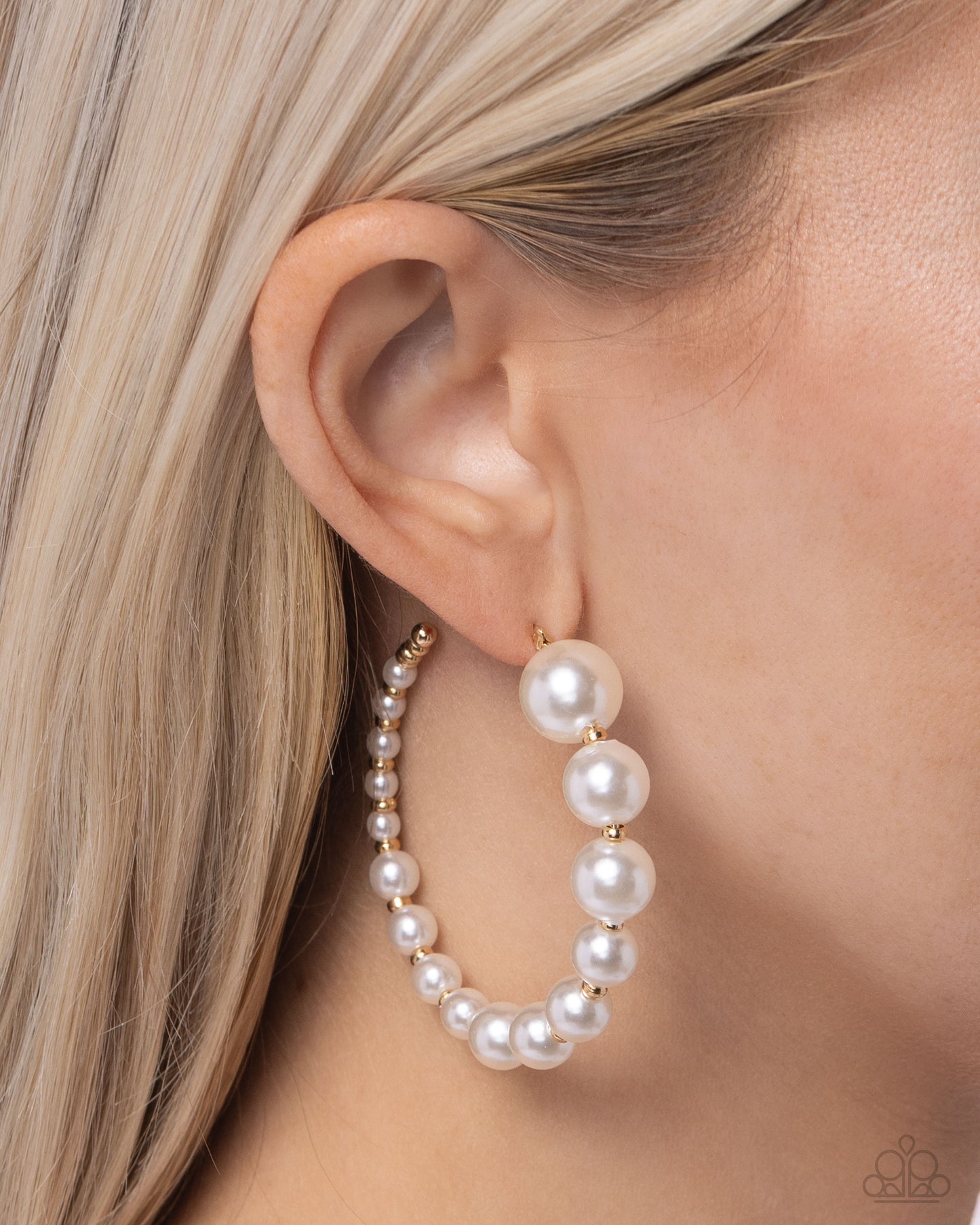 Candidate Class - Gold Hoop Earrings - Paparazzi Accessories