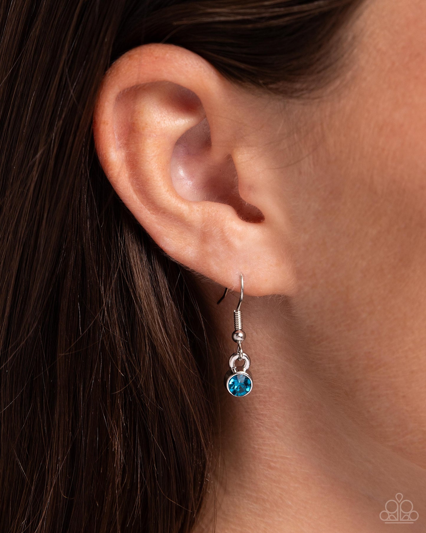 Refined Record - Multi Rhinestone Teardrop Pearl Necklace - Paparazzi Accessories