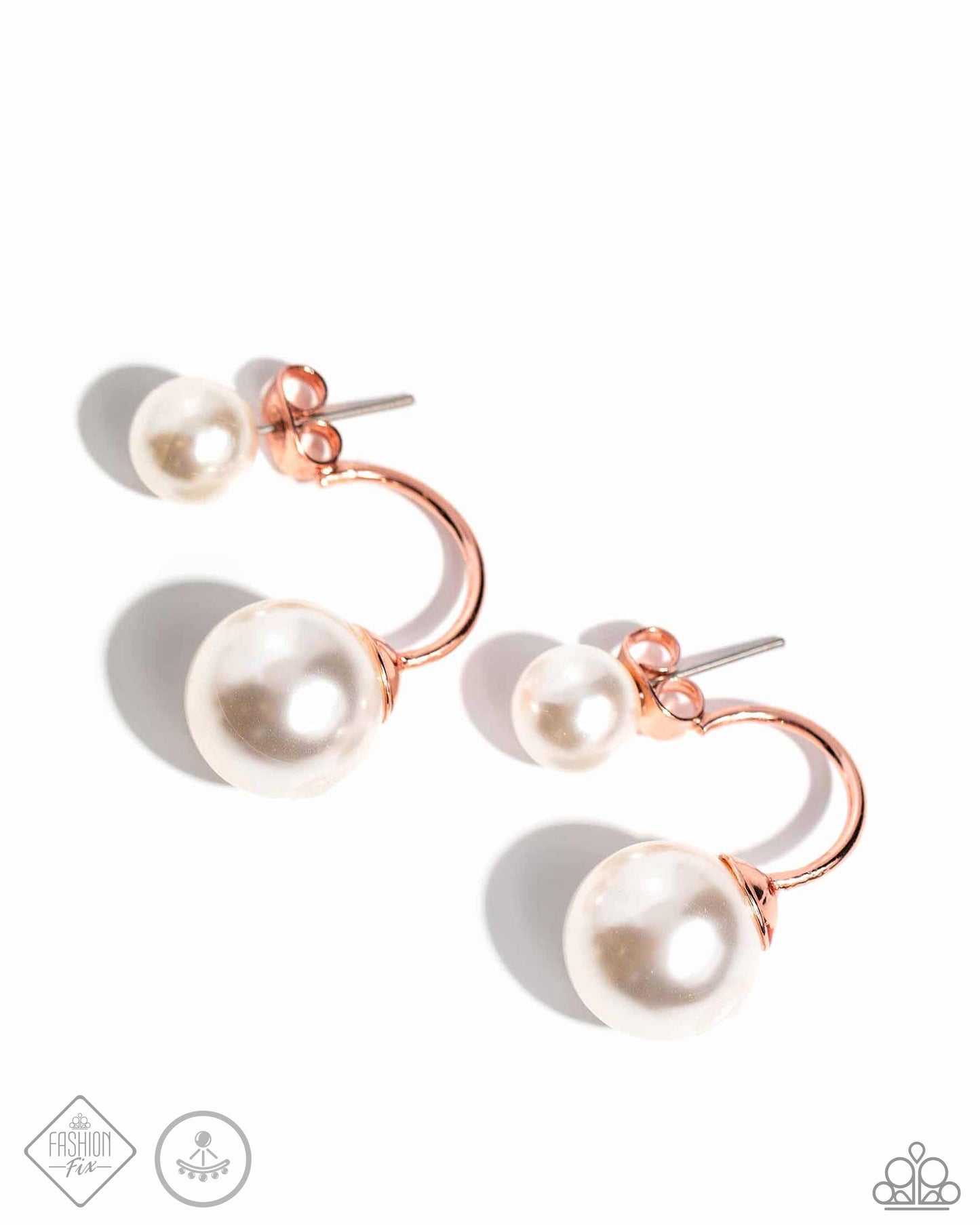 Daydreamy Dawn - Copper Double-sided Post Earrings - Paparazzi Accessories