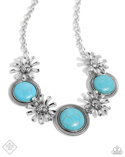 Cowboy Casanova - Blue Necklace - Paparazzi Accessories