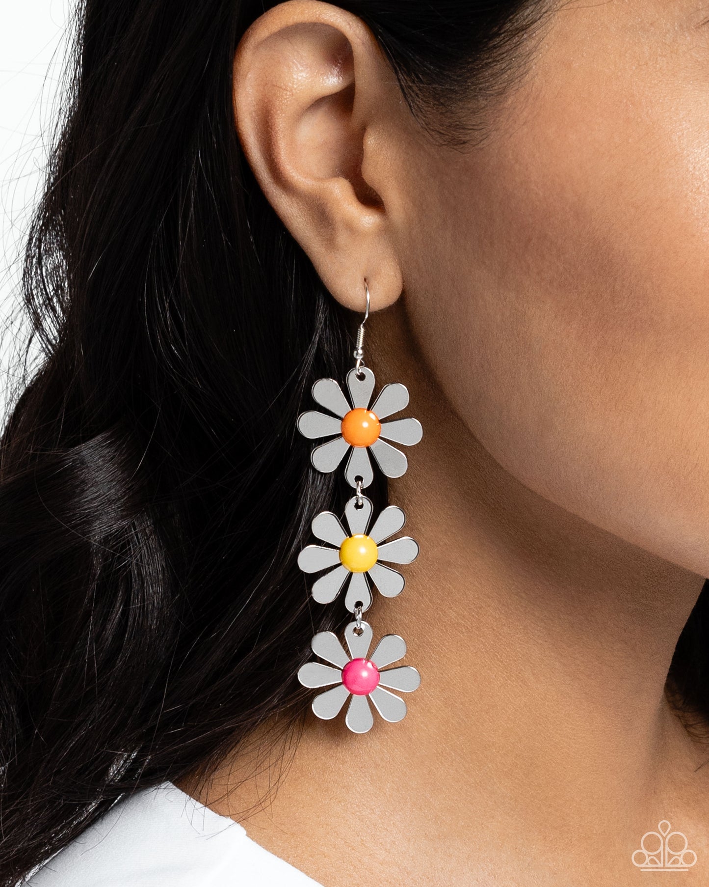Daisy Dame - Yellow Fishhook Earrings - Paparazzi Accessories