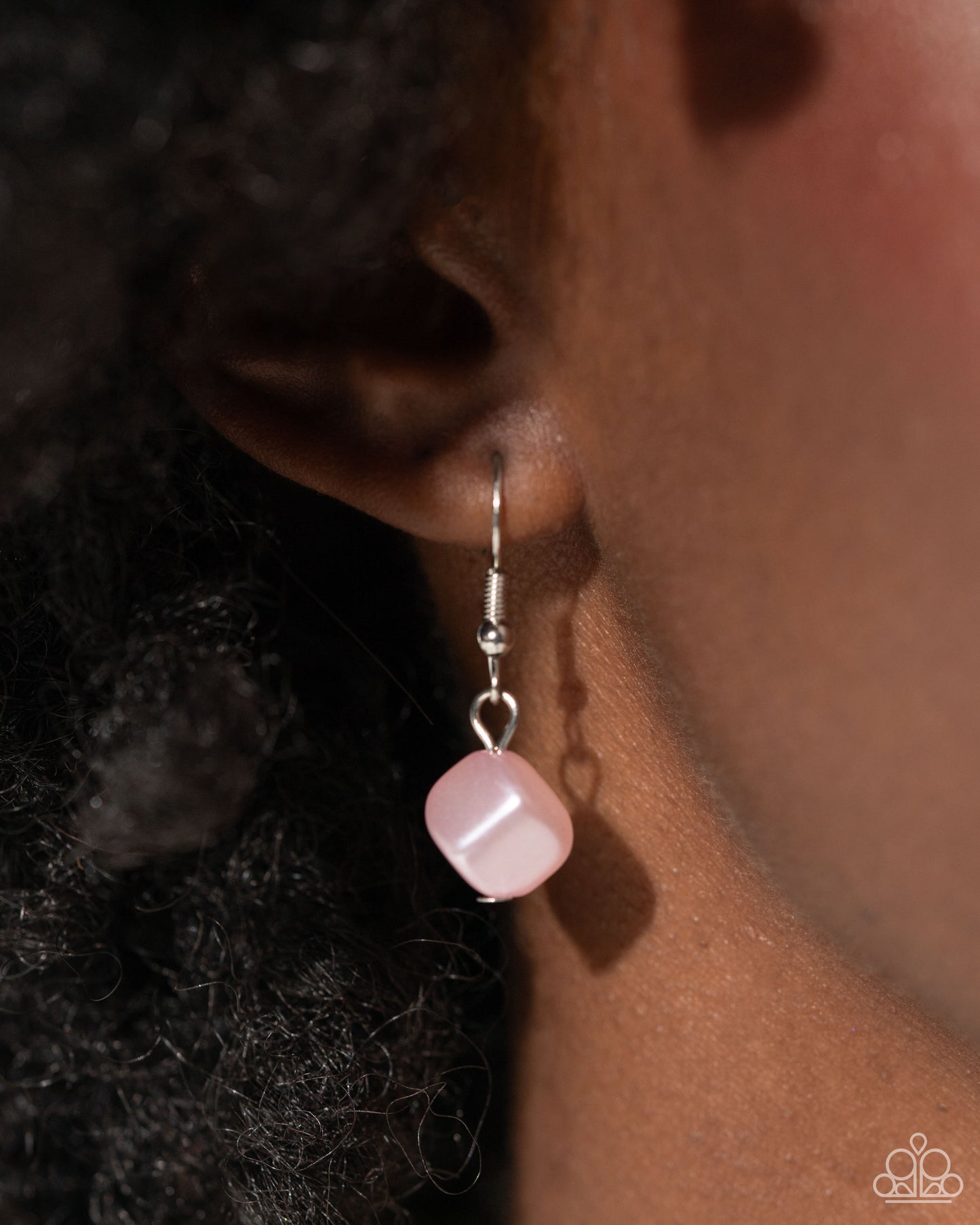 Cubed Cameo - Pink Necklace - Paparazzi Accessories