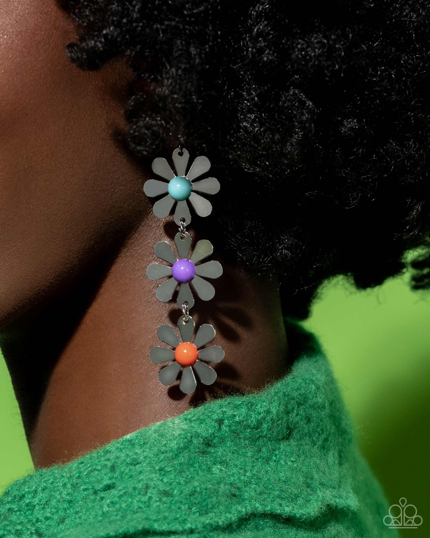 Daisy Dame - Purple Fishhook Earrings - Paparazzi Accessories