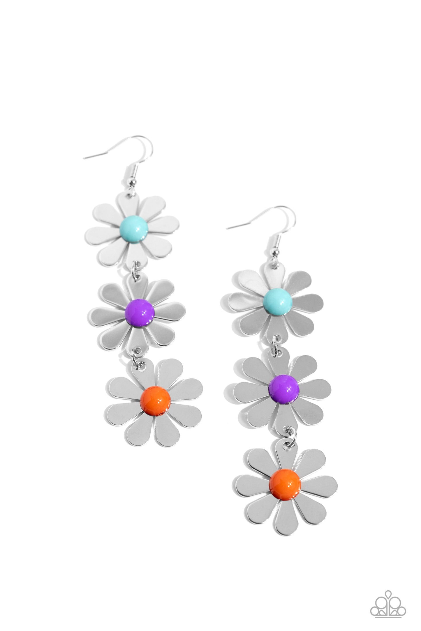 Daisy Dame - Purple Fishhook Earrings - Paparazzi Accessories