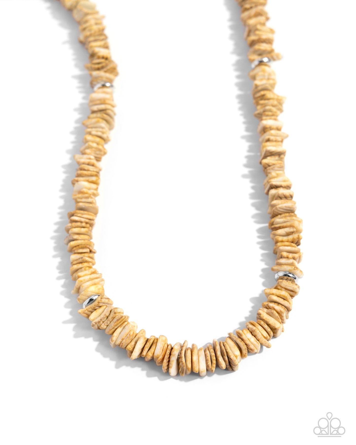 On A SHELL-ular Level - Brown Urban Necklace - Paparazzi Accessories