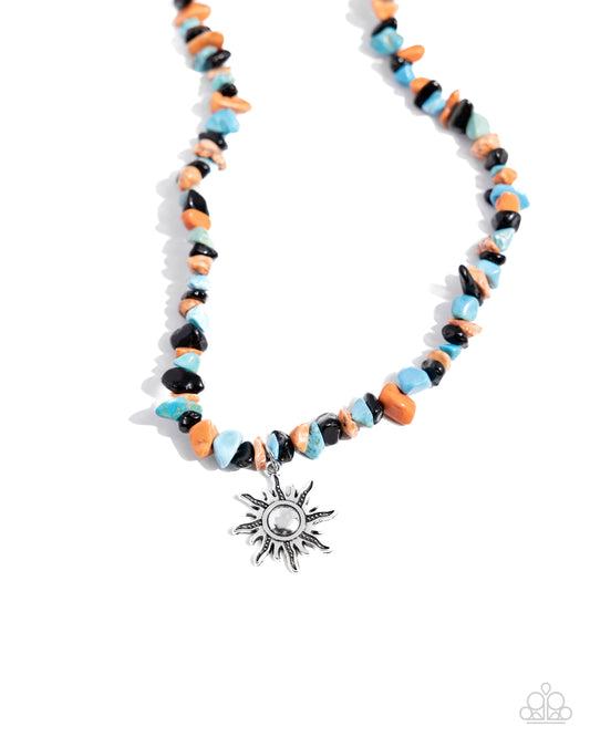 Dancing In The Sunlight - Black Urban Necklace - Paparazzi Accessories