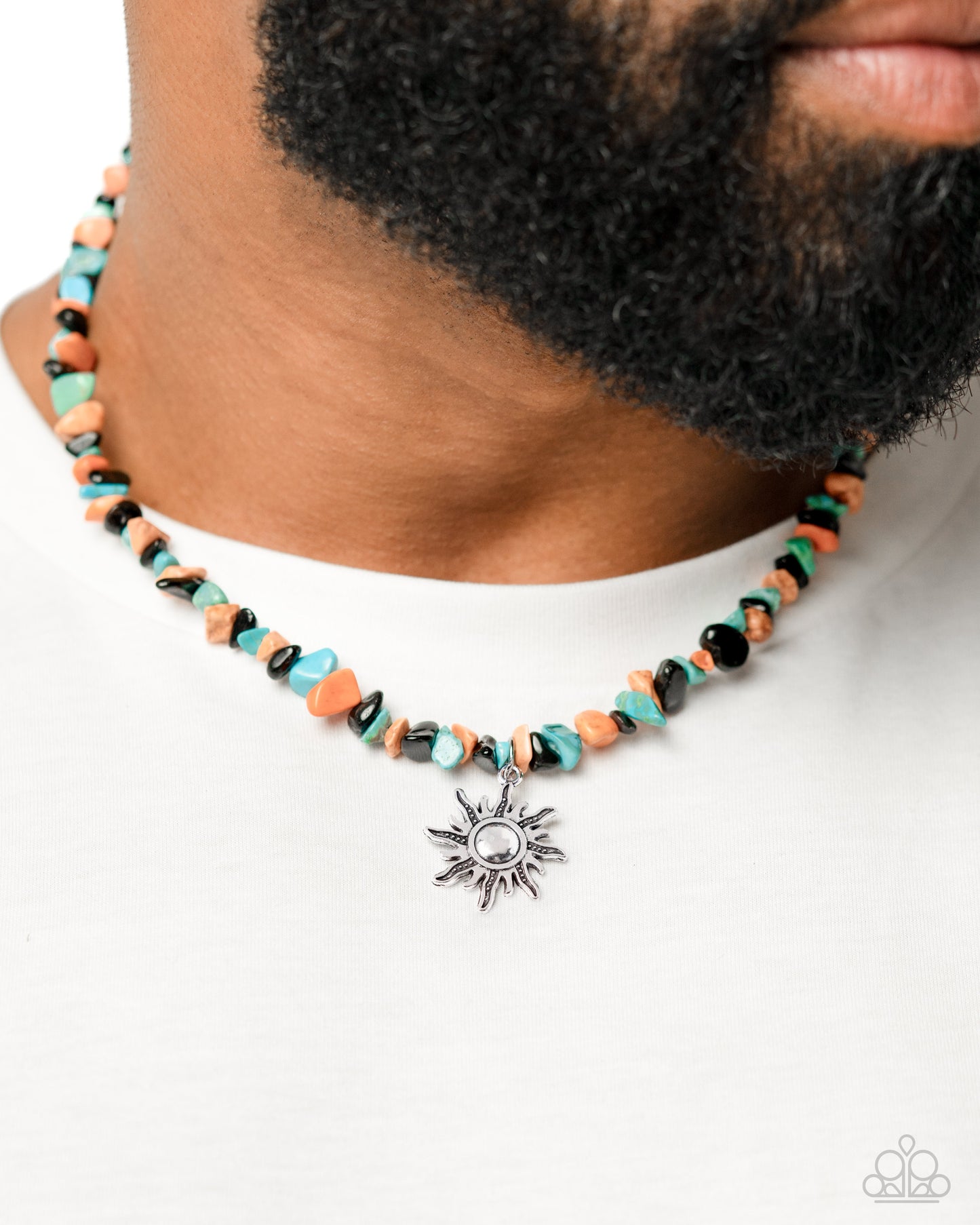 Dancing In The Sunlight - Black Urban Necklace - Paparazzi Accessories