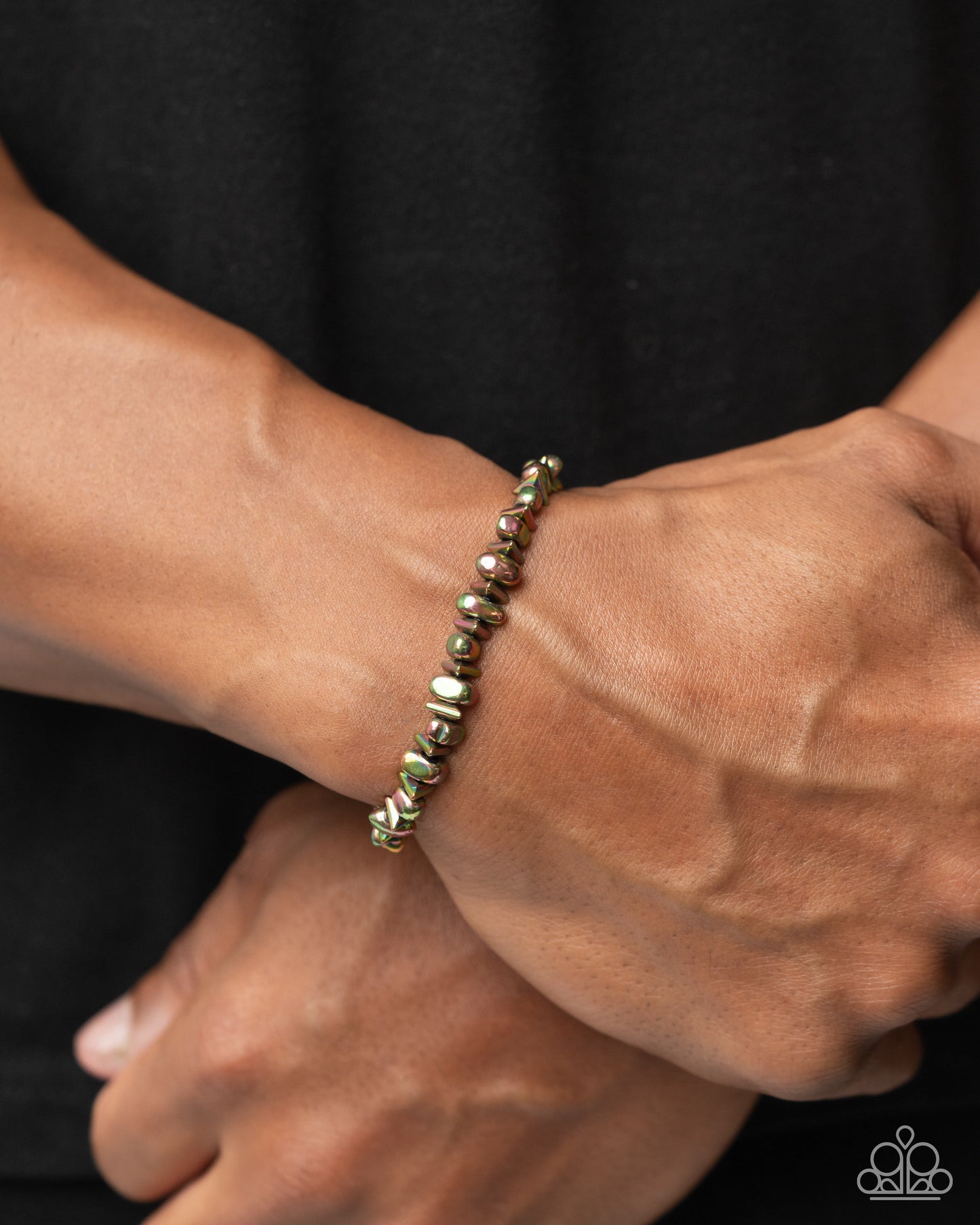 City Combination - Multi Urban Stretchy Bracelet - Paparazzi Accessories