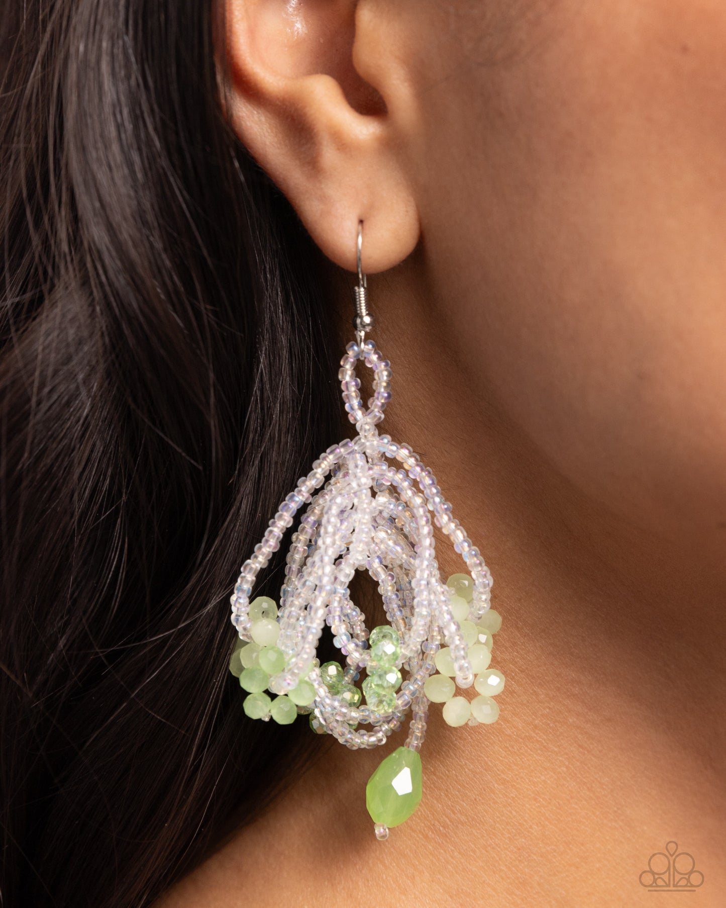 Botanical Bundle - Green Fishhook Earrings - Paparazzi Accessories
