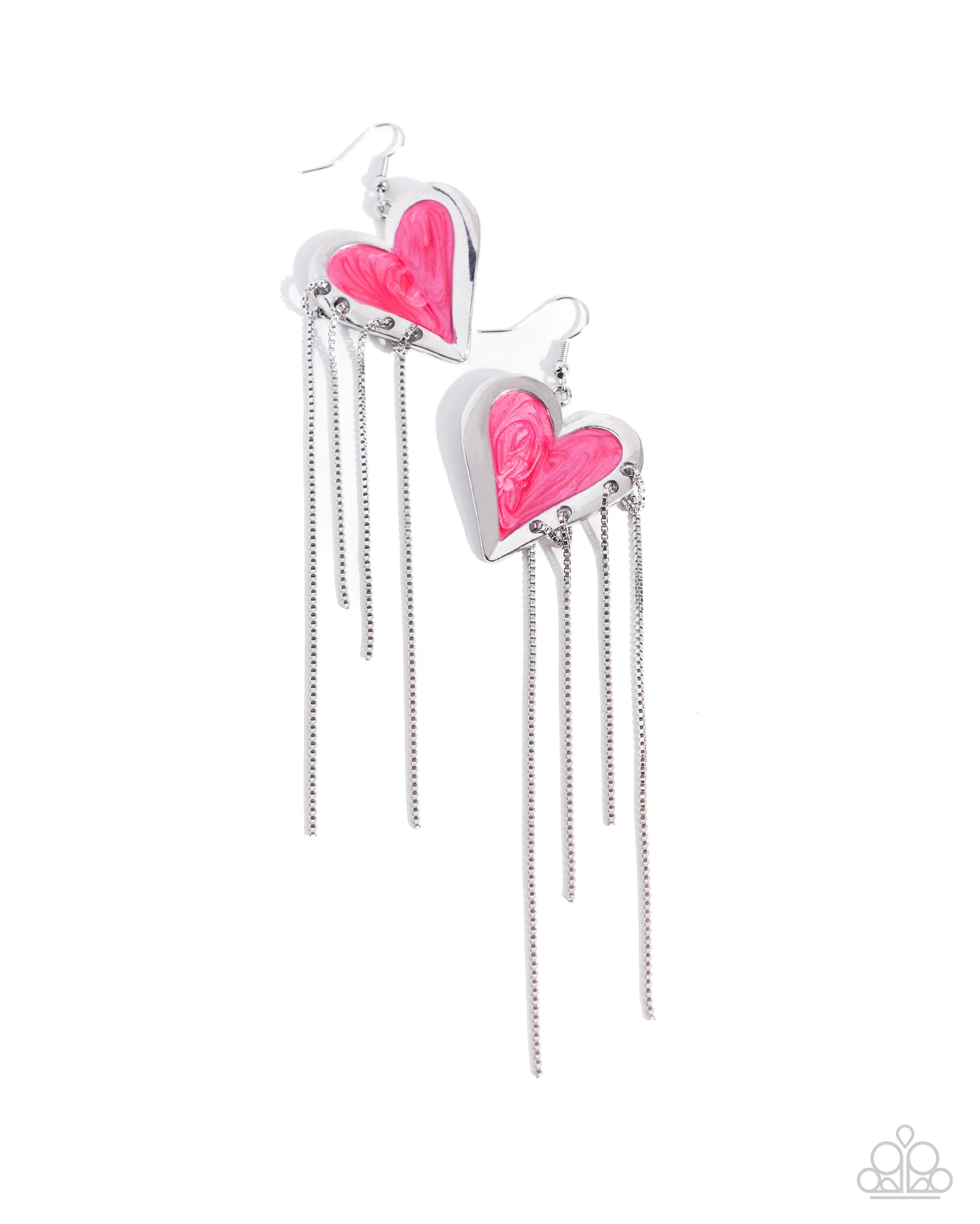 Sweetheart Specialty - Pink Fishhook Earrings - Paparazzi Accessories