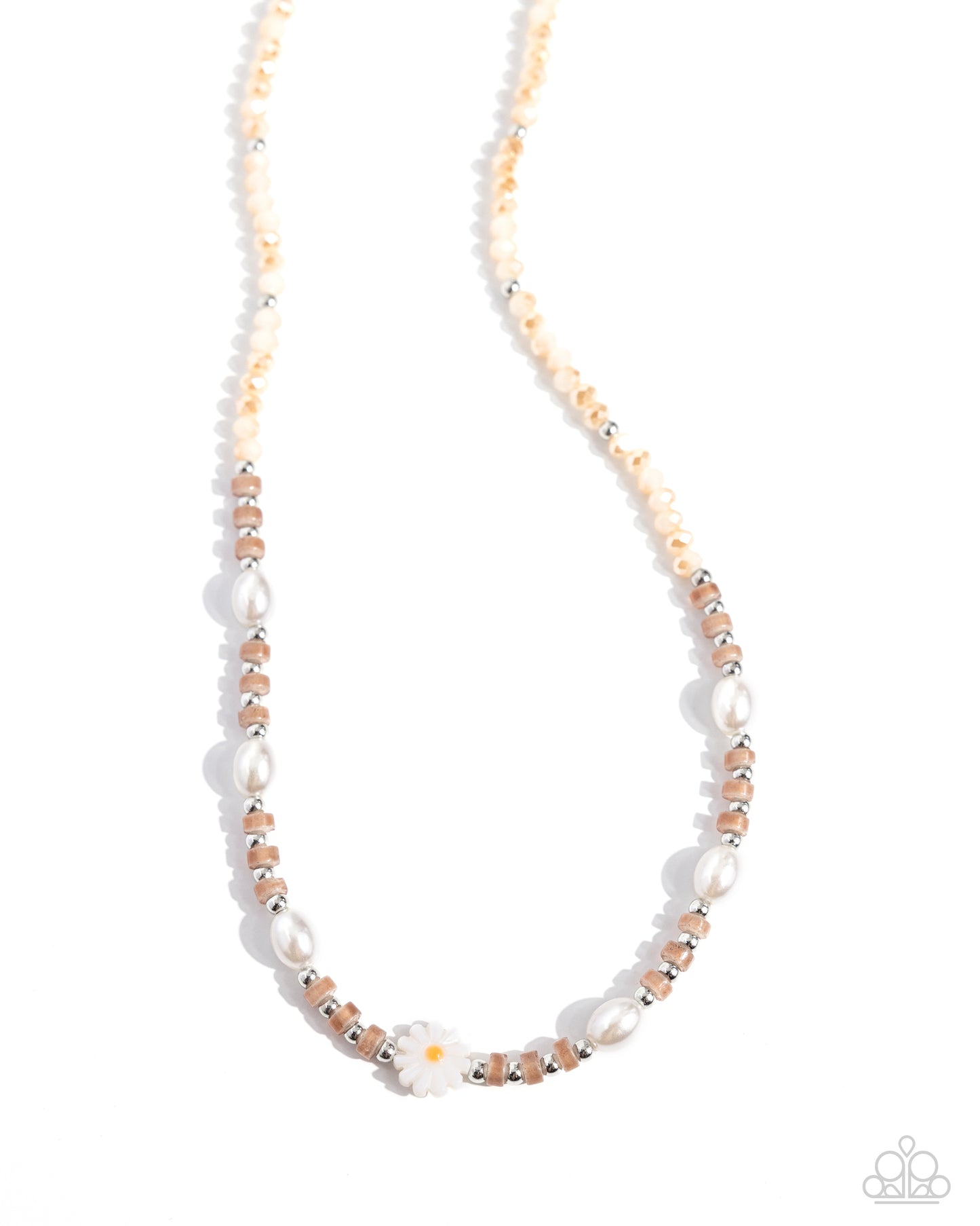 Daisy Deal - Brown Necklace - Paparazzi Accessories