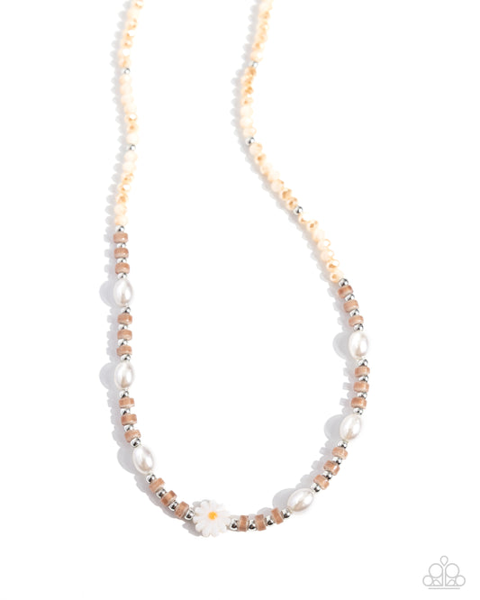 Daisy Deal - Brown Necklace - Paparazzi Accessories
