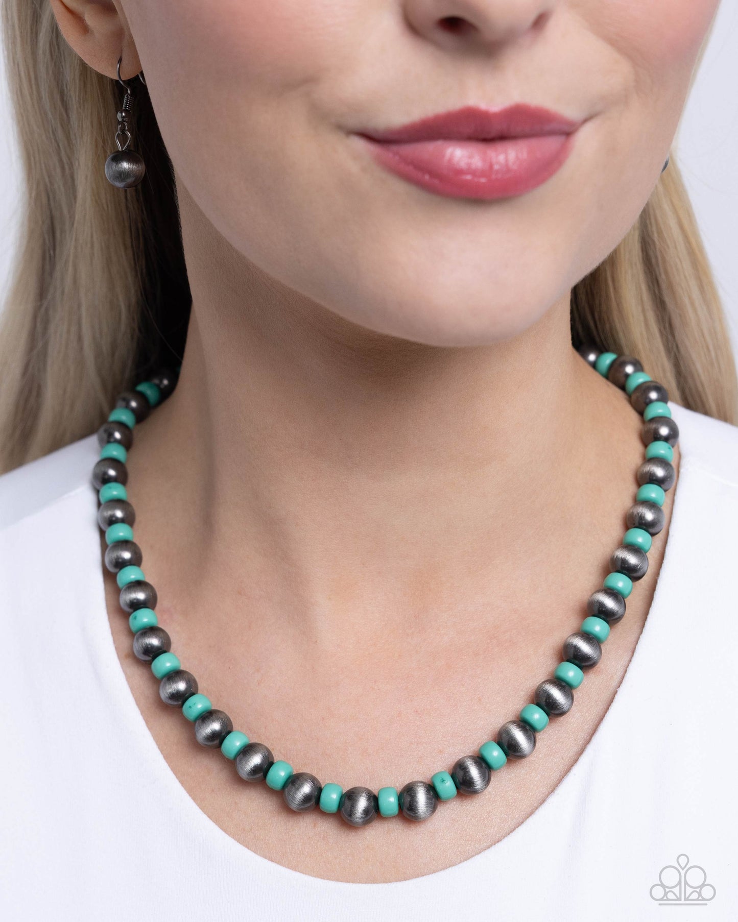 Contemporary Confidence - Green Beaded Necklace - Paparazzi Accessories