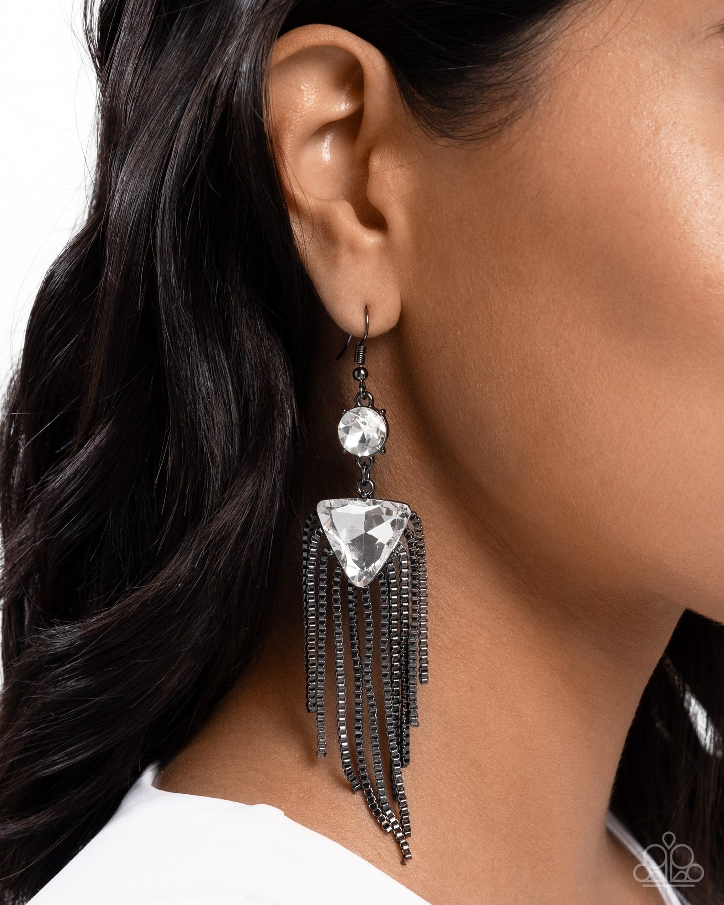 Maven Musings - Black Fishhook Earrings - Paparazzi Accessories