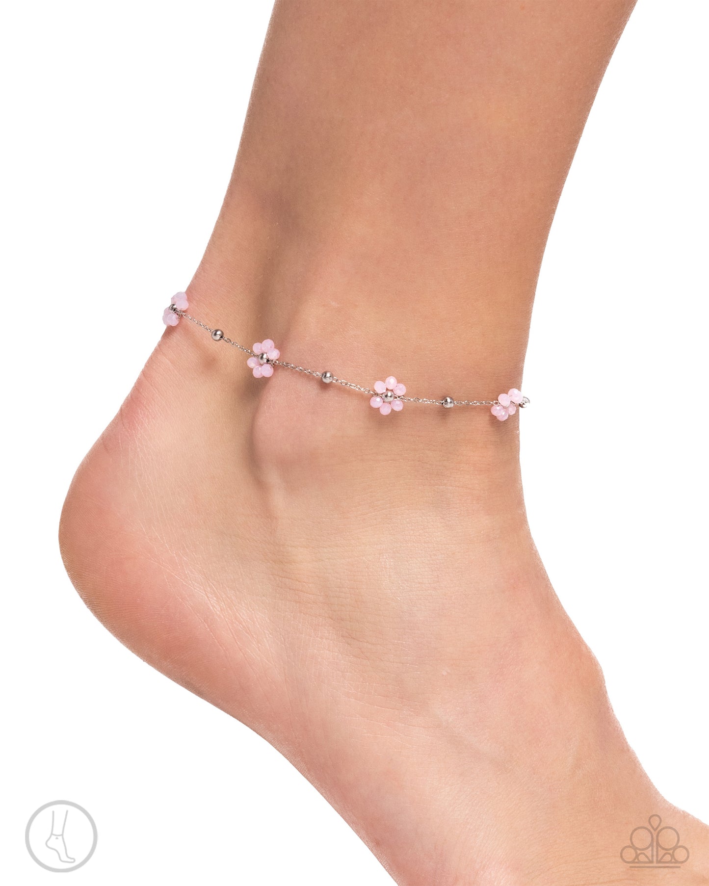 Perfect Promise - Pink Clasp Anklet - Paparazzi Accessories