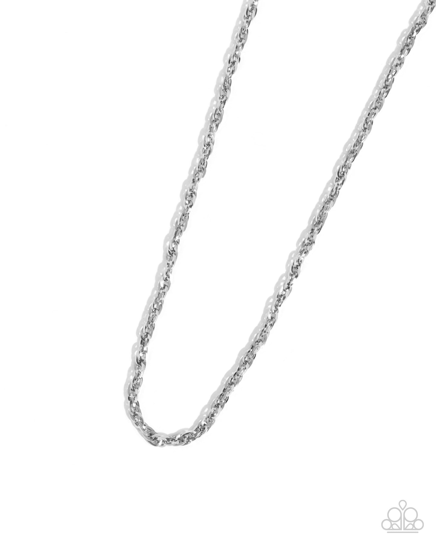 Simple Showroom - Silver - Stainless Steel Urban Necklace - Paparazzi Accessories