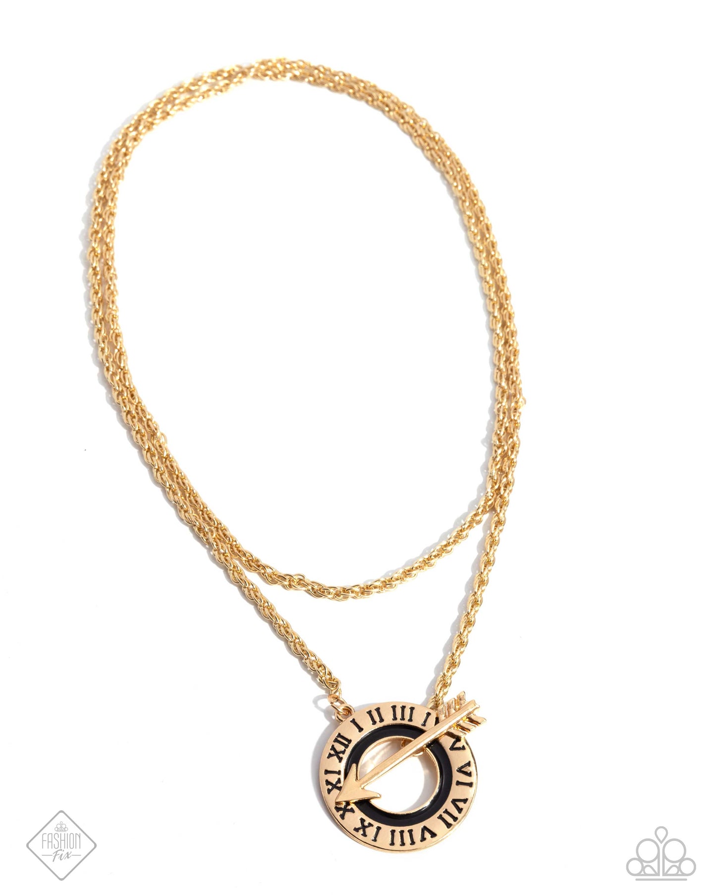 Embodying Enjoyment - Gold Necklace - Paparazzi Accessories
