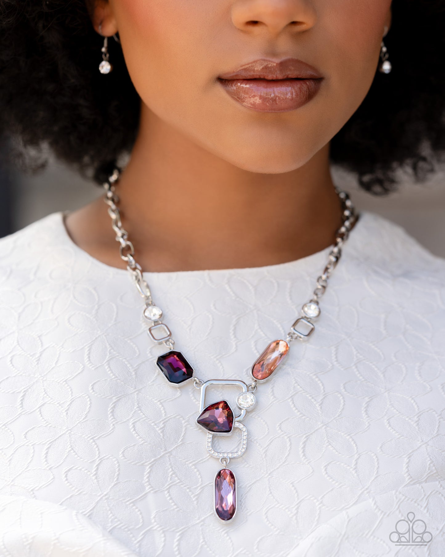 Artistic Elegance - Purple Gem Necklace - Convention Exclusive 2024 - Paparazzi Accessories
