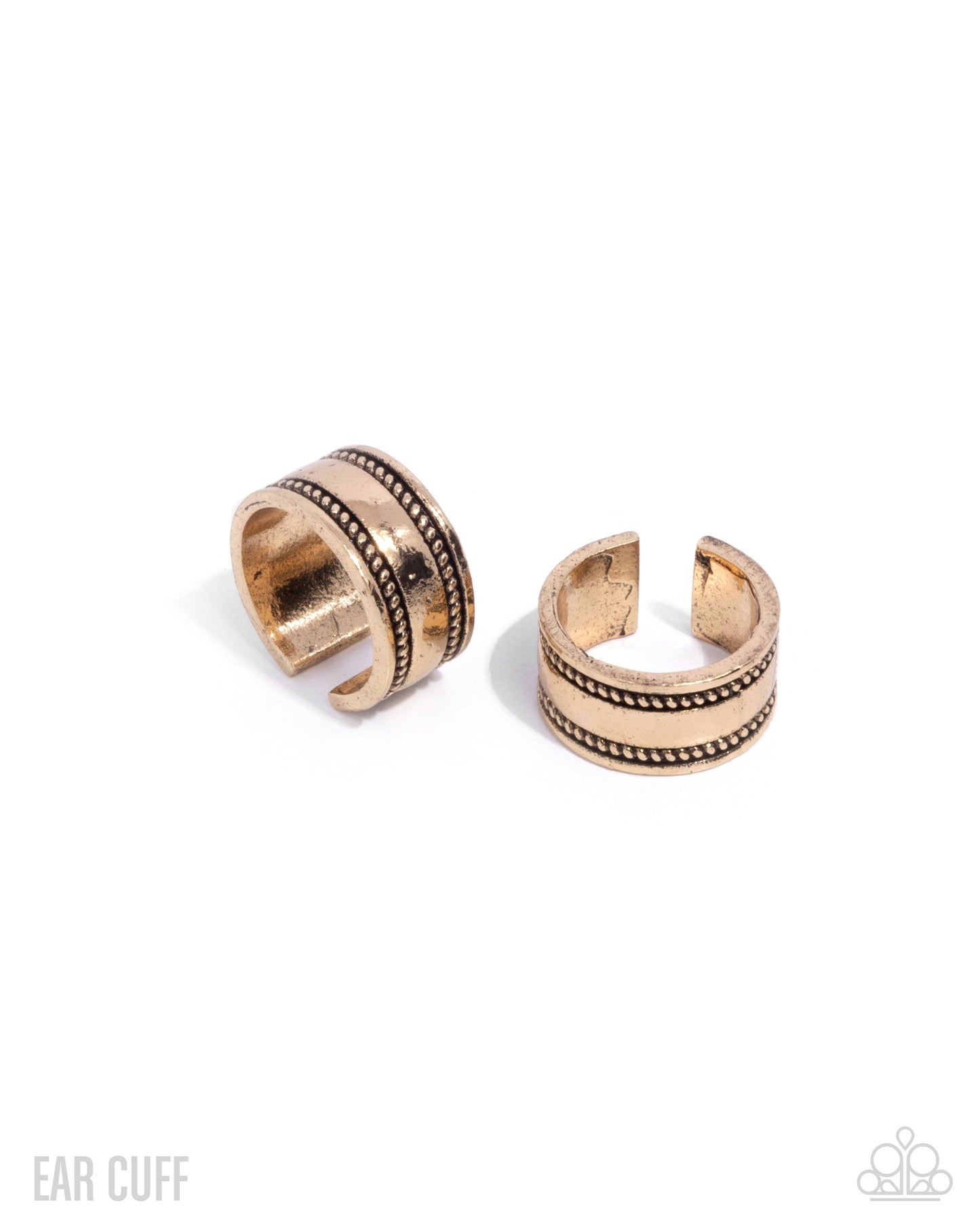 Standard Pressure - Gold Ear Cuff Earrings - Paparazzi Accessories