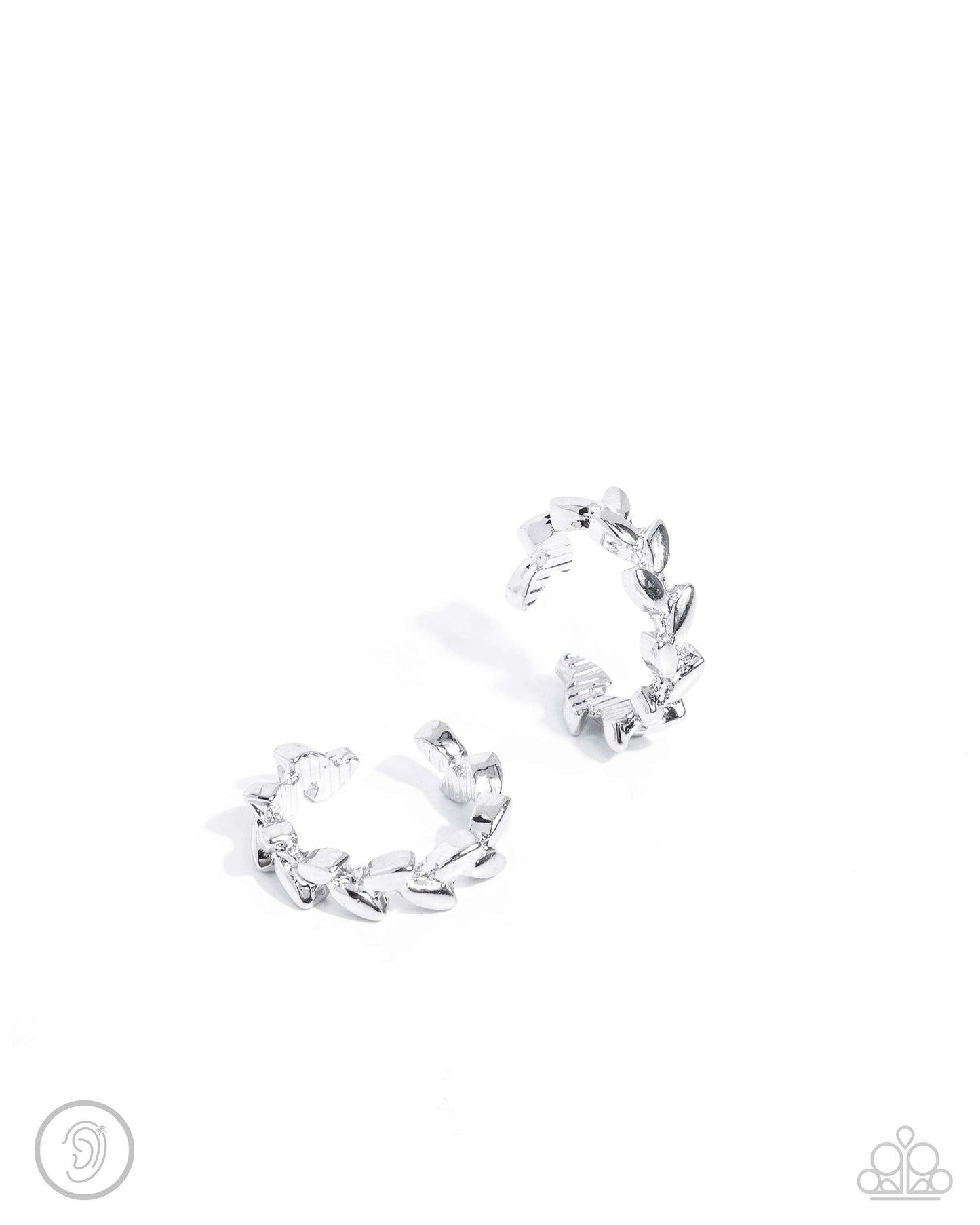 Laurel Limit - Silver Ear Cuff - Paparazzi Accessories