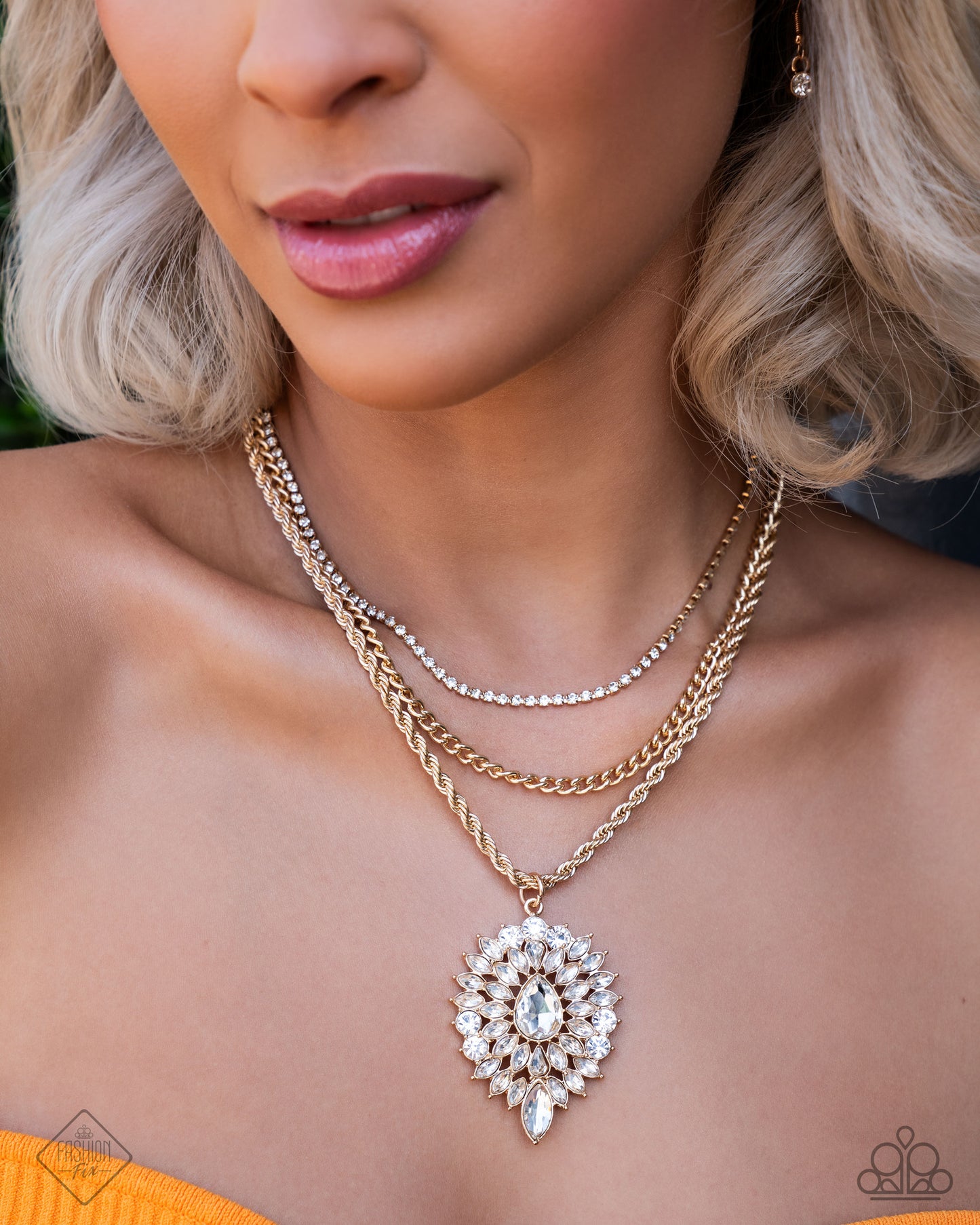 Adorably Administrative - Gold Necklace - Paparazzi Accessories