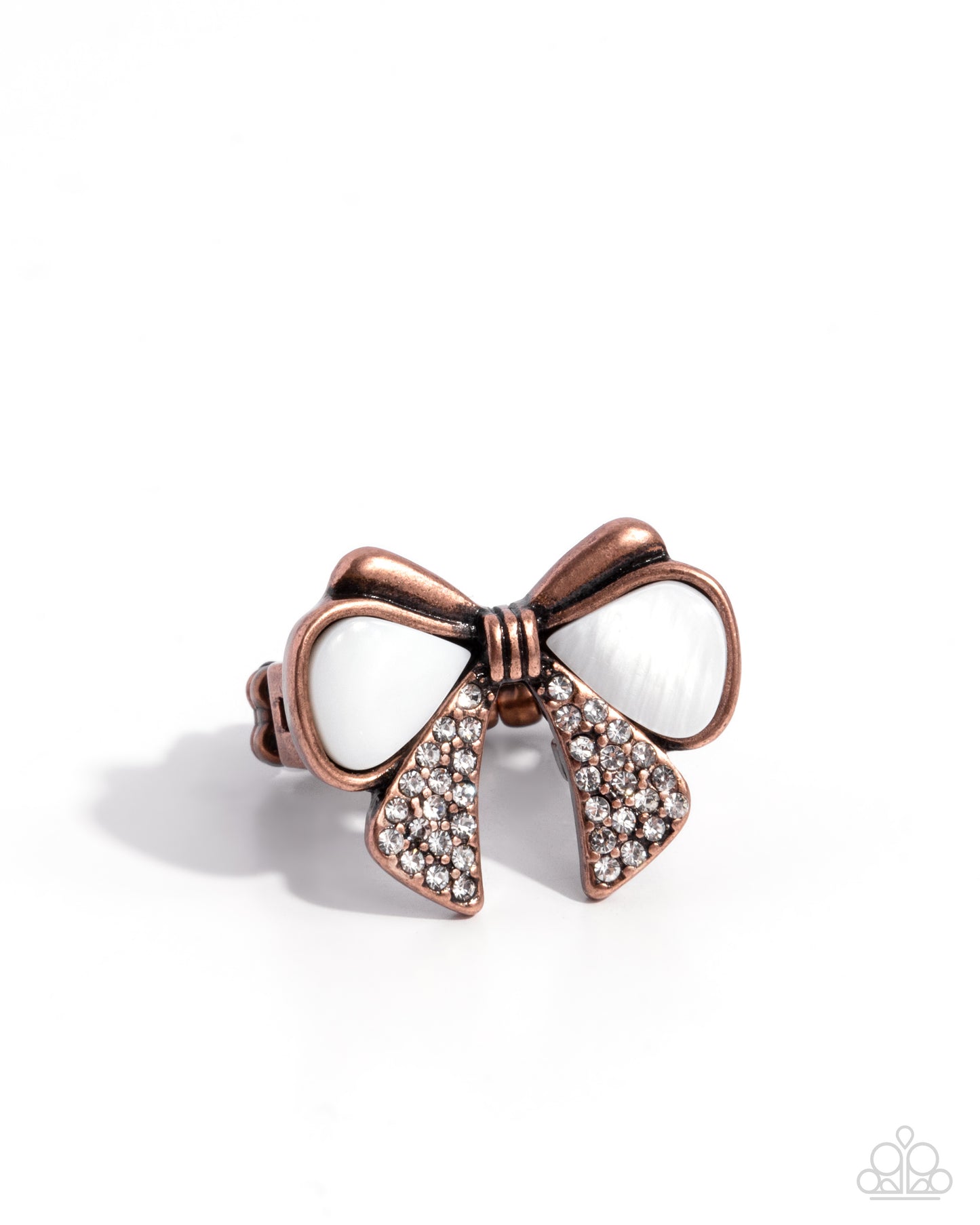 Classy Coquette - Copper Bow Ring - Paparazzi Accessories