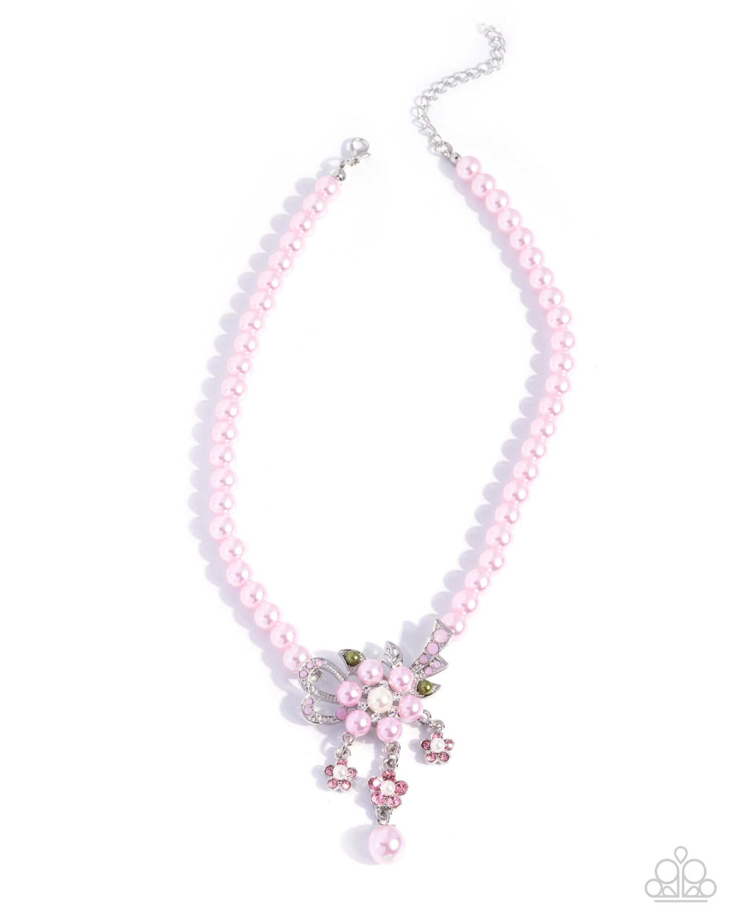 All Over TON - Pink Pearl Necklace - Paparazzi Accessories