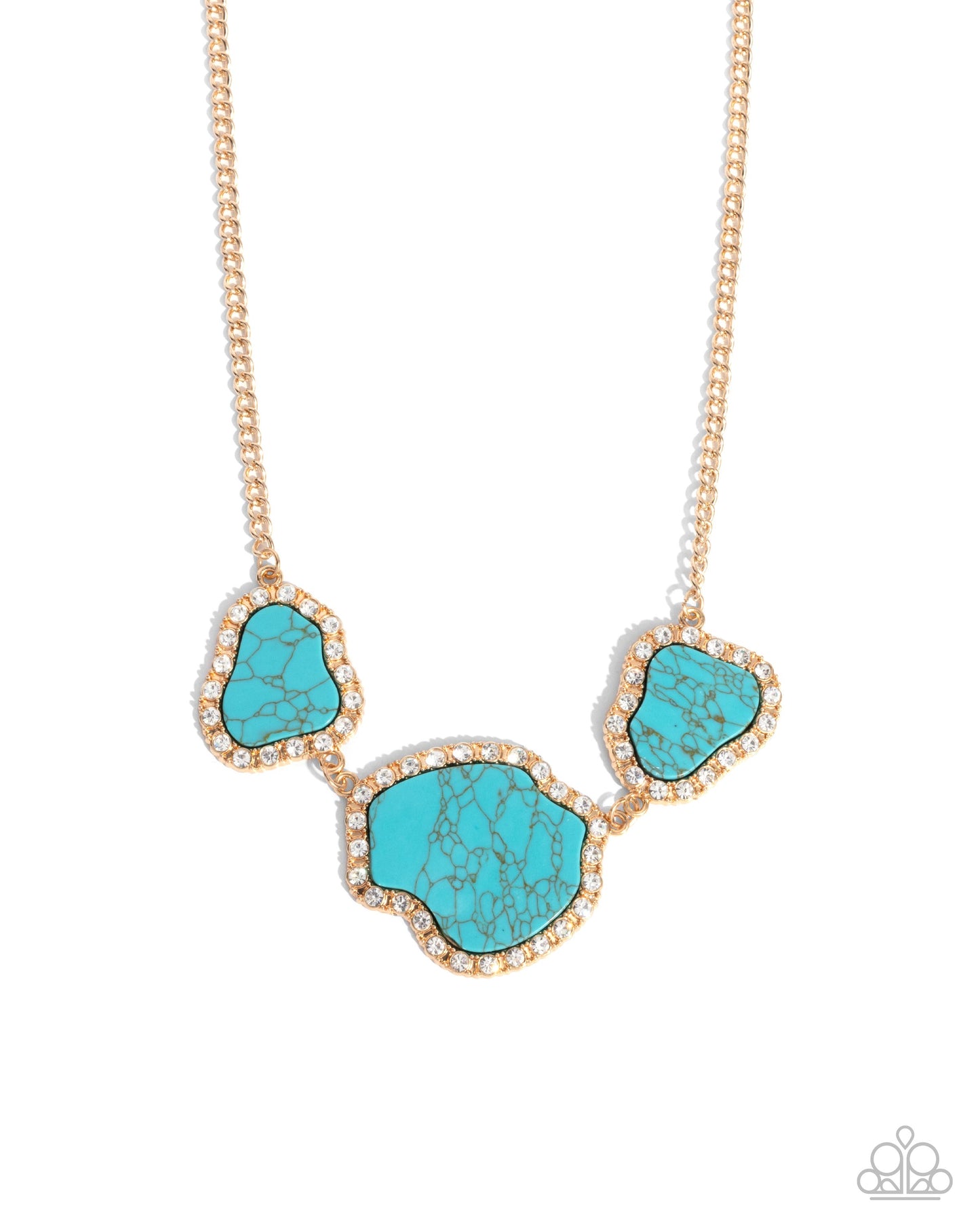 Complete Look - Gold "Digging Deep" Necklace & "Earthy Excavation" Bracelet - Paparazzi Accessories