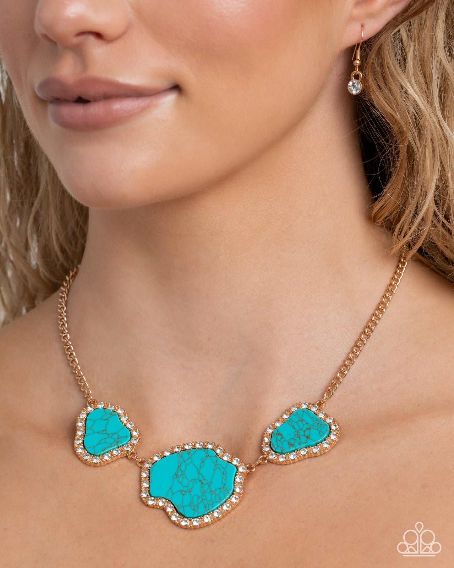 Complete Look - Gold "Digging Deep" Necklace & "Earthy Excavation" Bracelet - Paparazzi Accessories