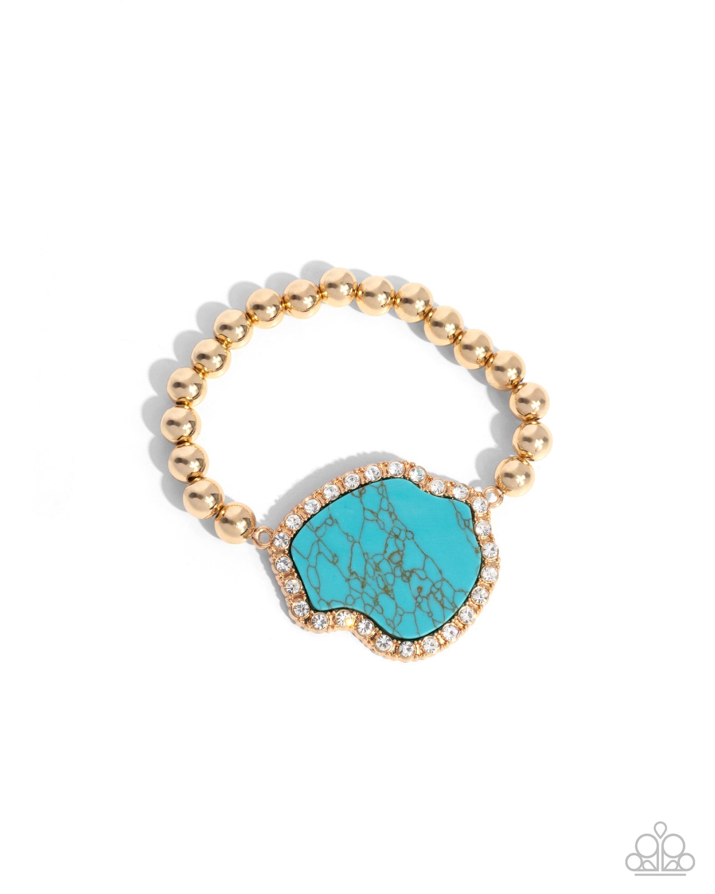 Complete Look - Gold "Digging Deep" Necklace & "Earthy Excavation" Bracelet - Paparazzi Accessories