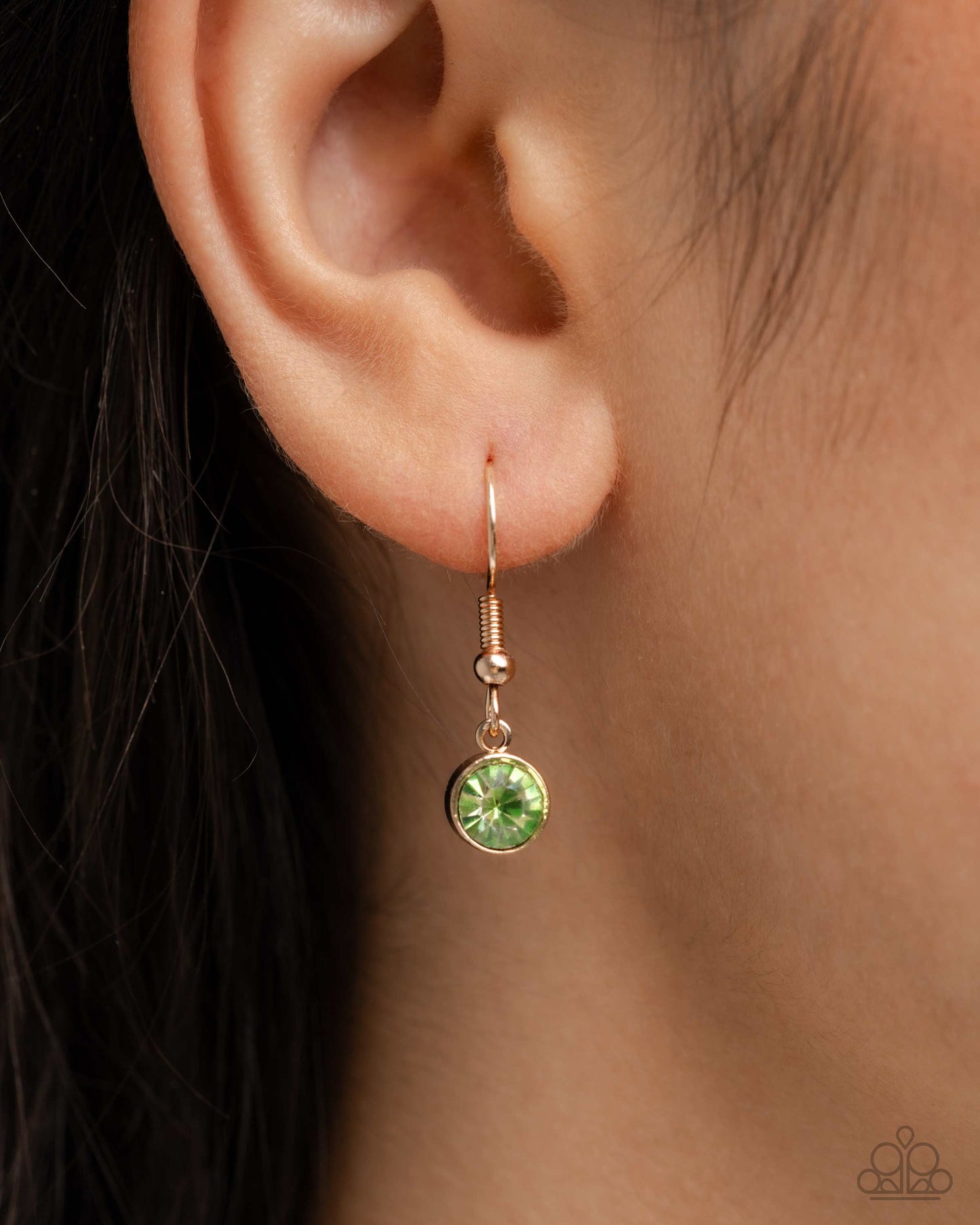 Complete Look - "Lucky Lullaby" Shamrock Necklace & "Lucky Luster" Shamrock Earrings - Paparazzi Accessories