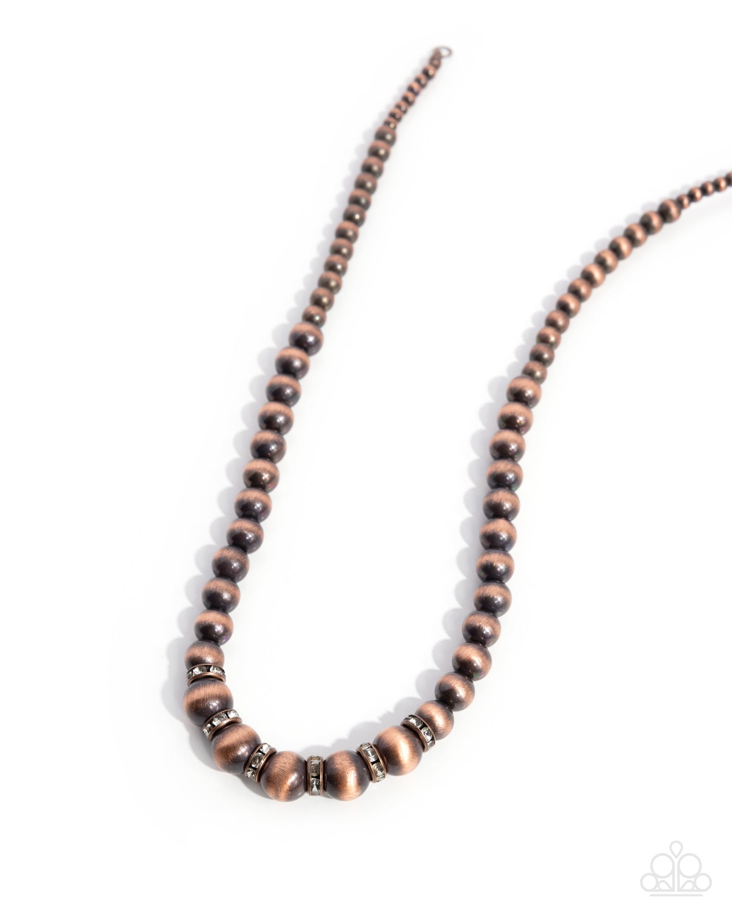 Complete Look - Harmonious Hearth" Copper Necklace & "Harmonious Hallmark" Copper Bracelet - Paparazzi Accessories