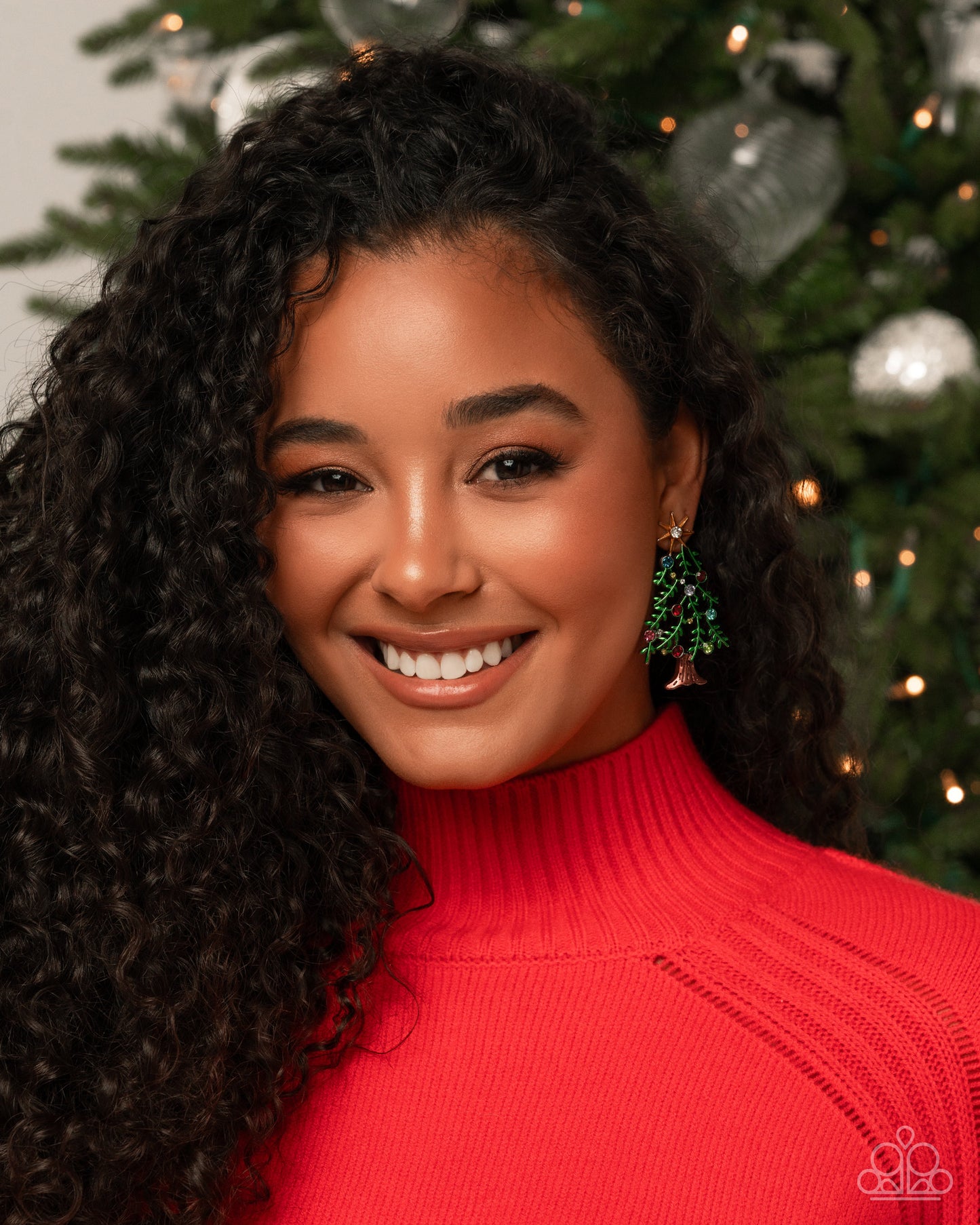 Christmas Credentials - Multi Christmas Tree Post Earrings + One Mystery Piece - Paparazzi Accessories