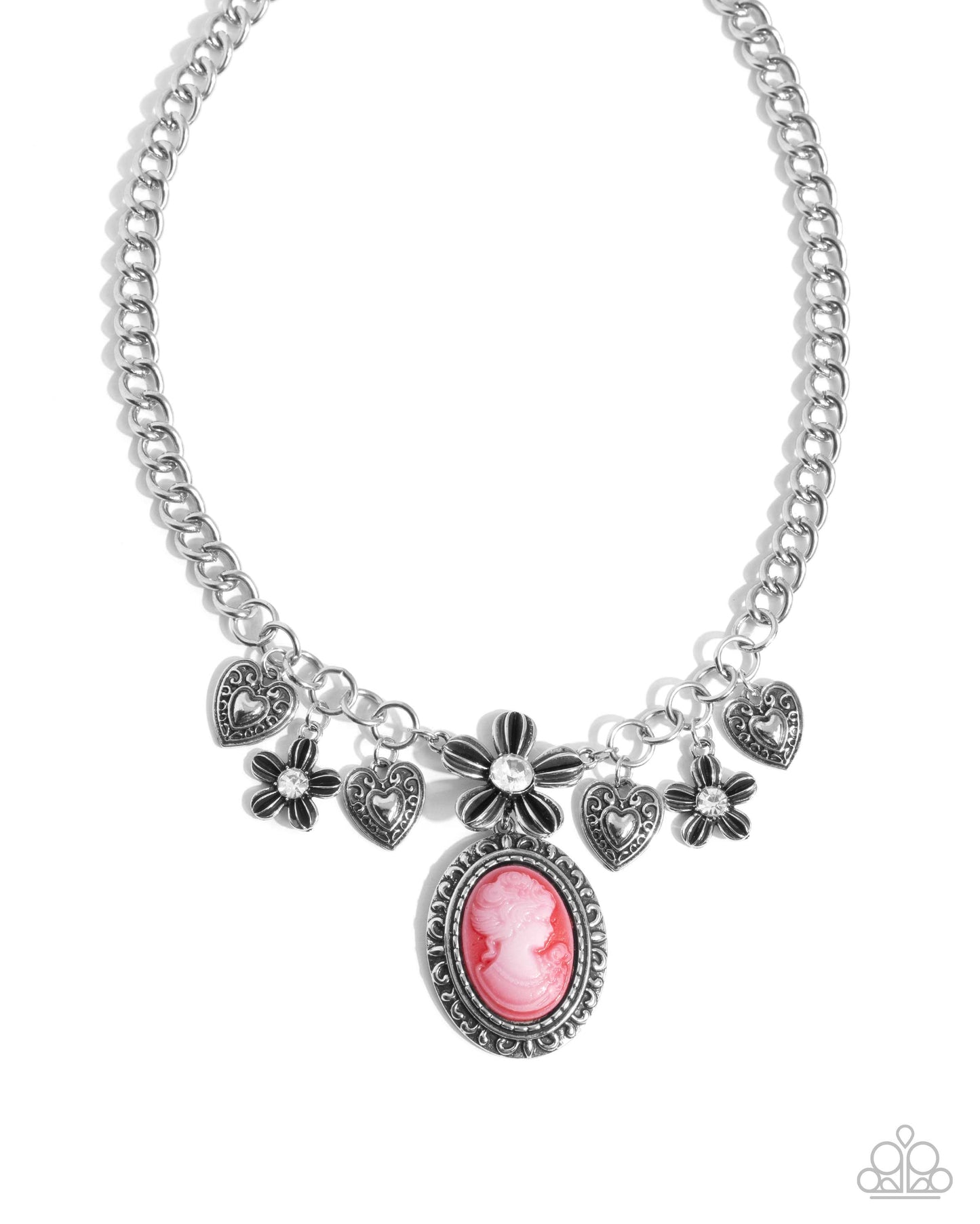 Complete Look - Red "Vintage Story" Necklace & "Ageless Account" Bracelet - Paparazzi Accessories