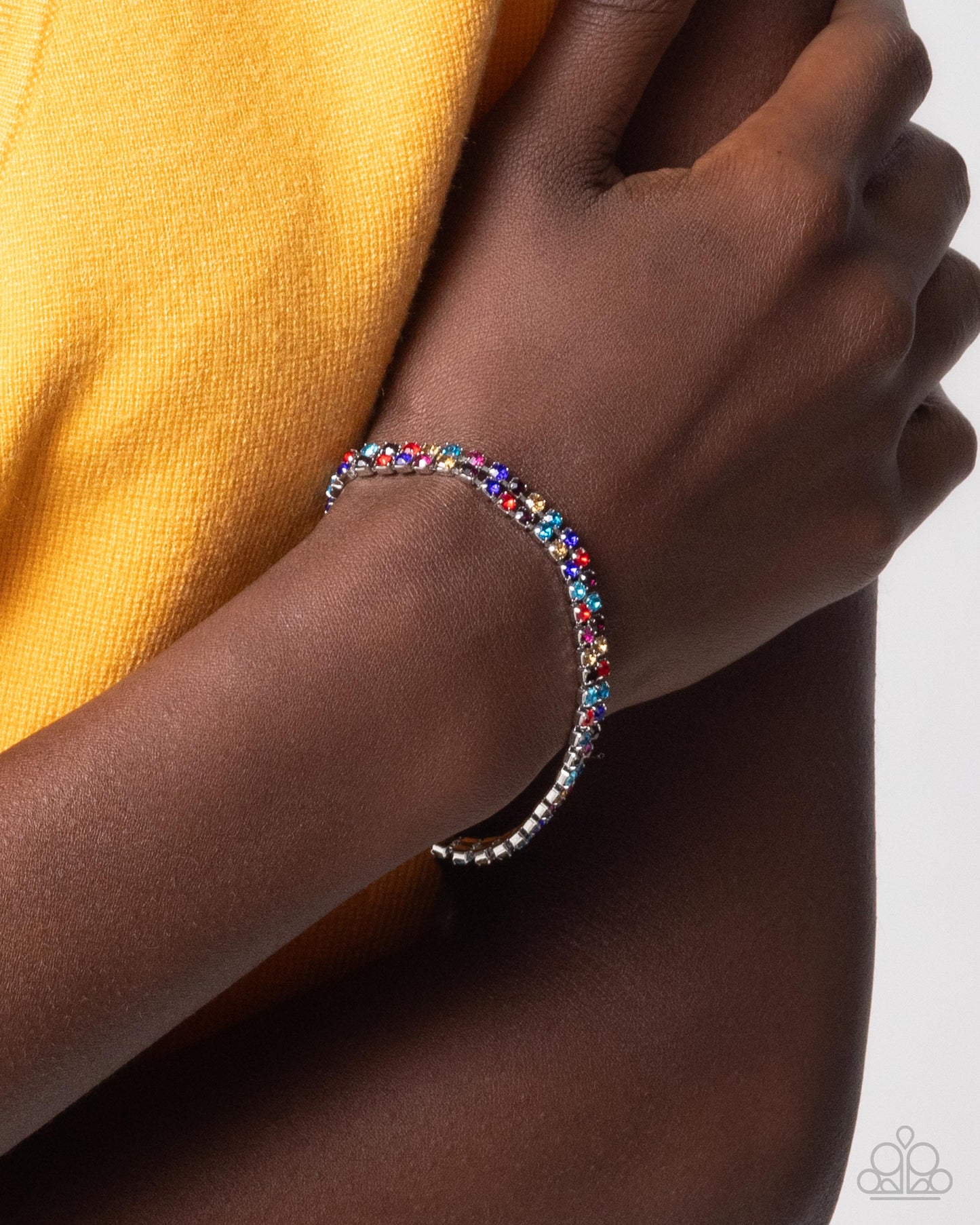 Multi Colored Rhinestone Complete Look - Paparazzi Accessories