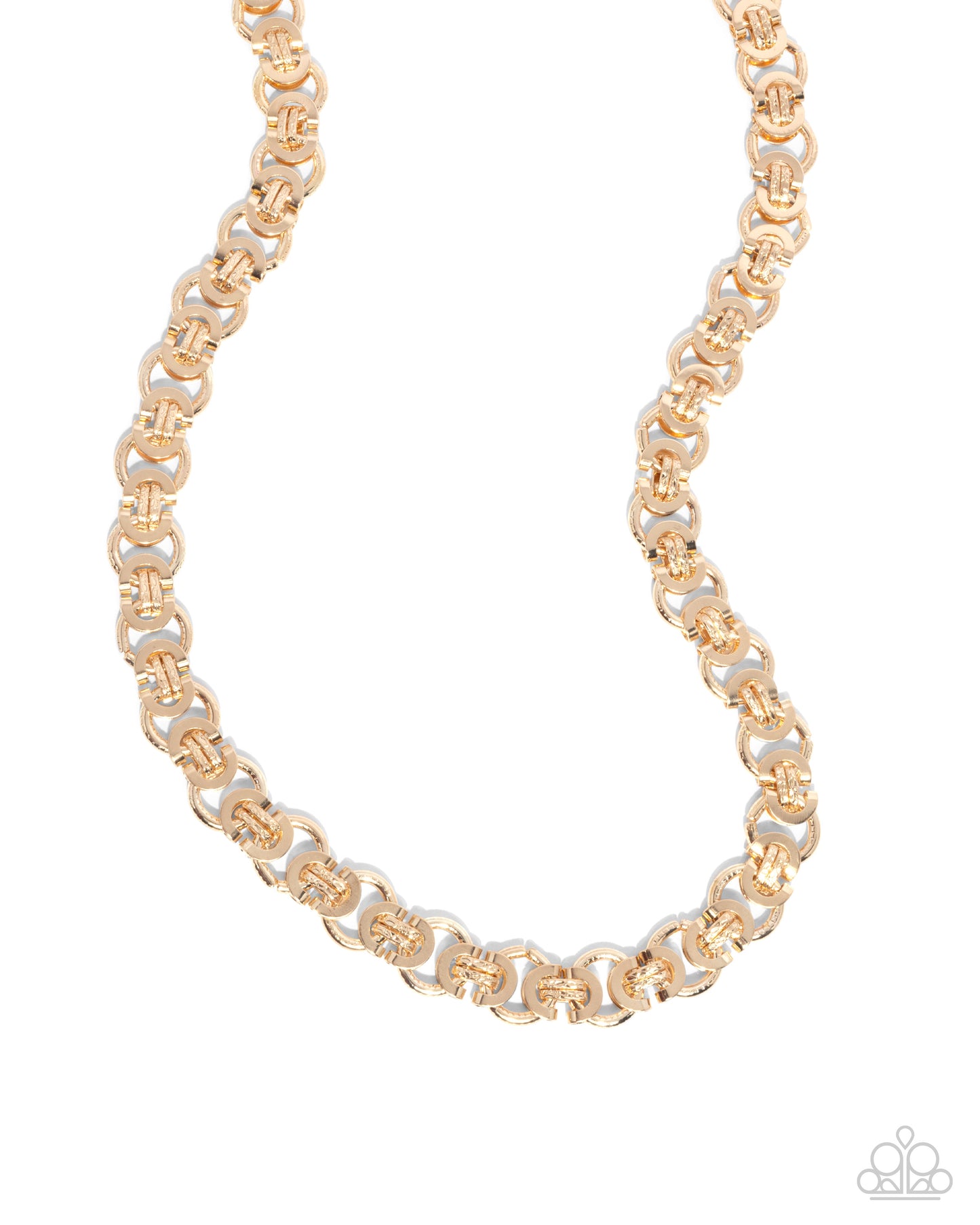 Complete Look - Gold Urban Chain Necklace & Bracelet - Paparazzi Accessories